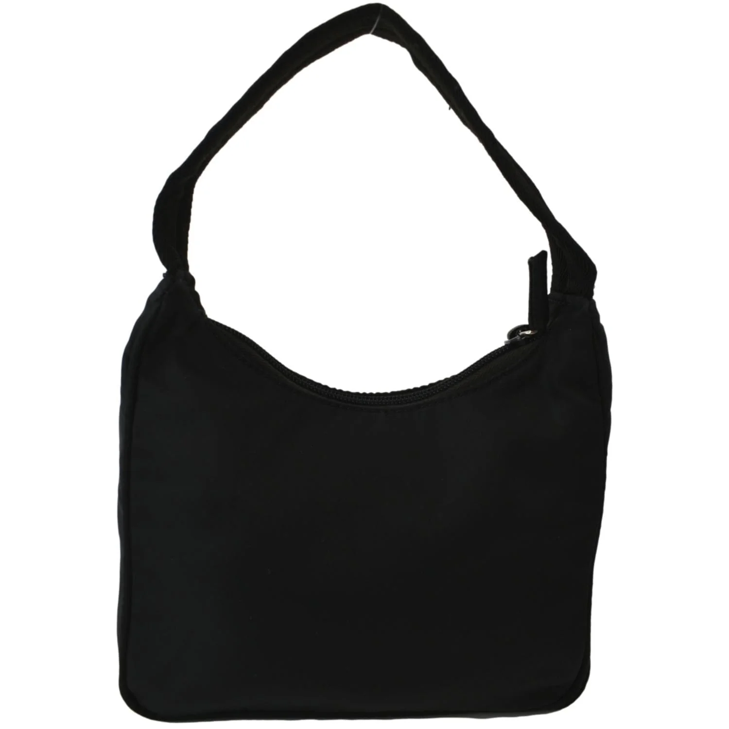 PRADA Tessuto Mini Re-Edition Nylon Shoulder Bag Black - Image 3