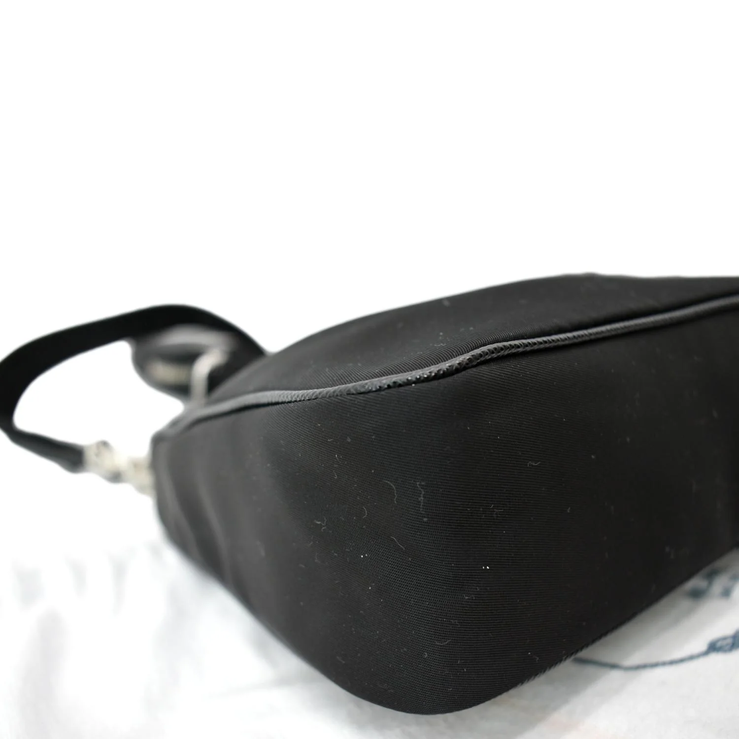PRADA Re-Edition 2005 Nylon Shoulder Bag Black - Image 8