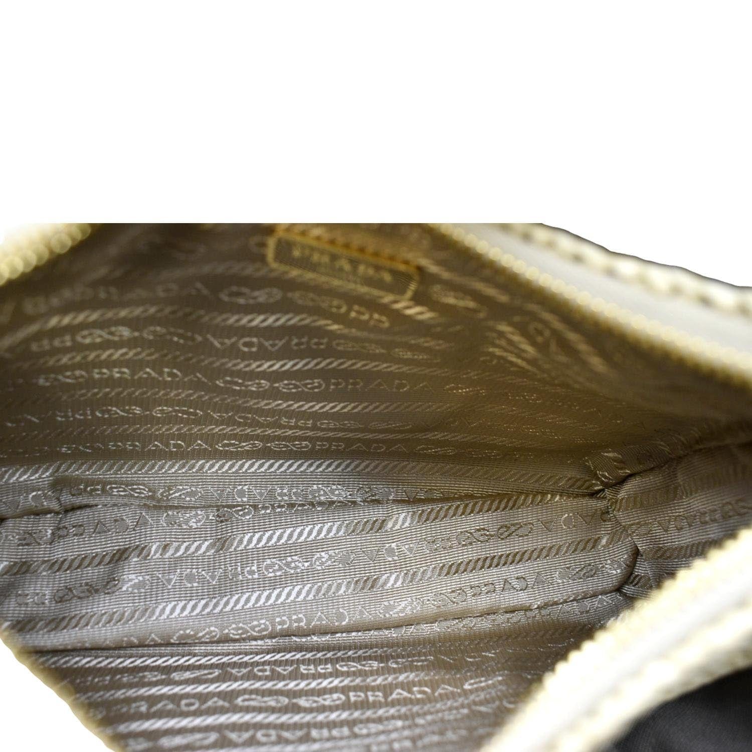 PRADA Re-Edition 2005 Raffia Shoulder Bag Beige - Image 11