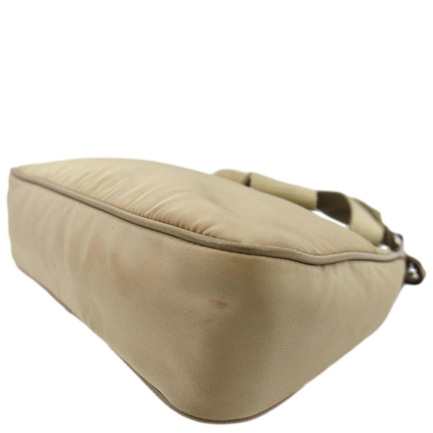 PRADA Re-Edition 2005 Re-Nylon Shoulder Bag Beige - Image 4