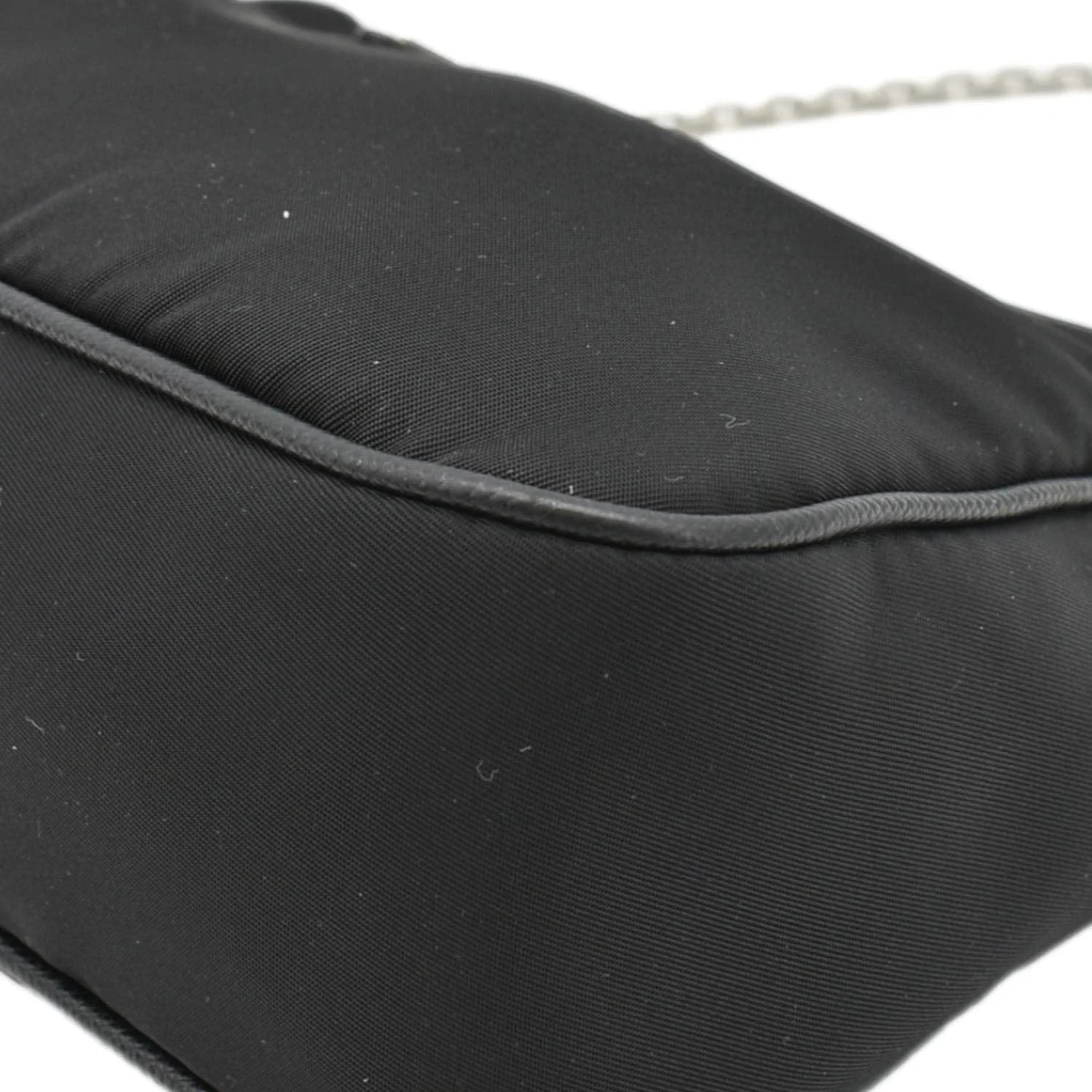 PRADA Re-Edition 2005 Re-Nylon Shoulder Bag Black - Image 8