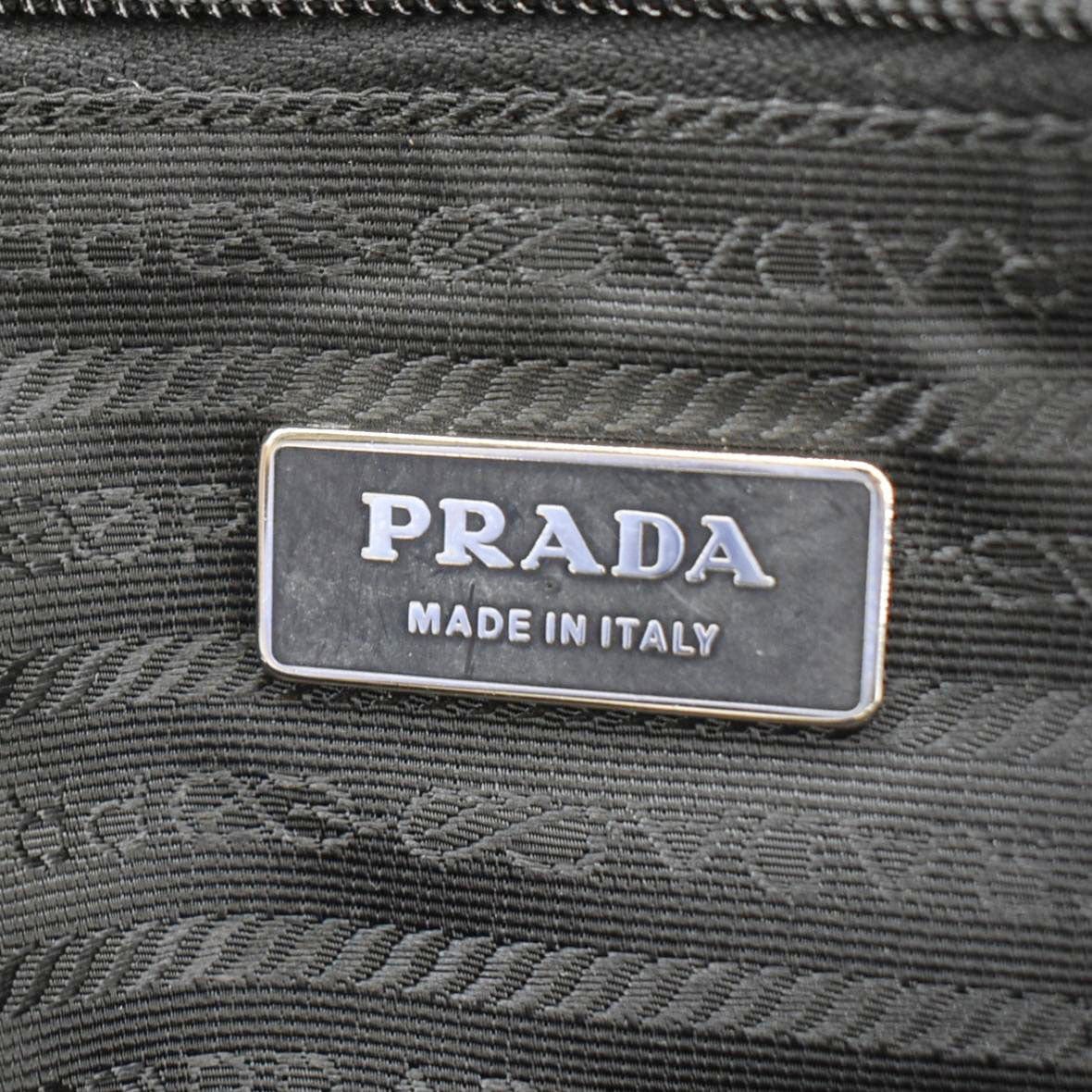 PRADA Re-Nylon Saffiano Leather Viaggio Duffle Bag Black - Image 13