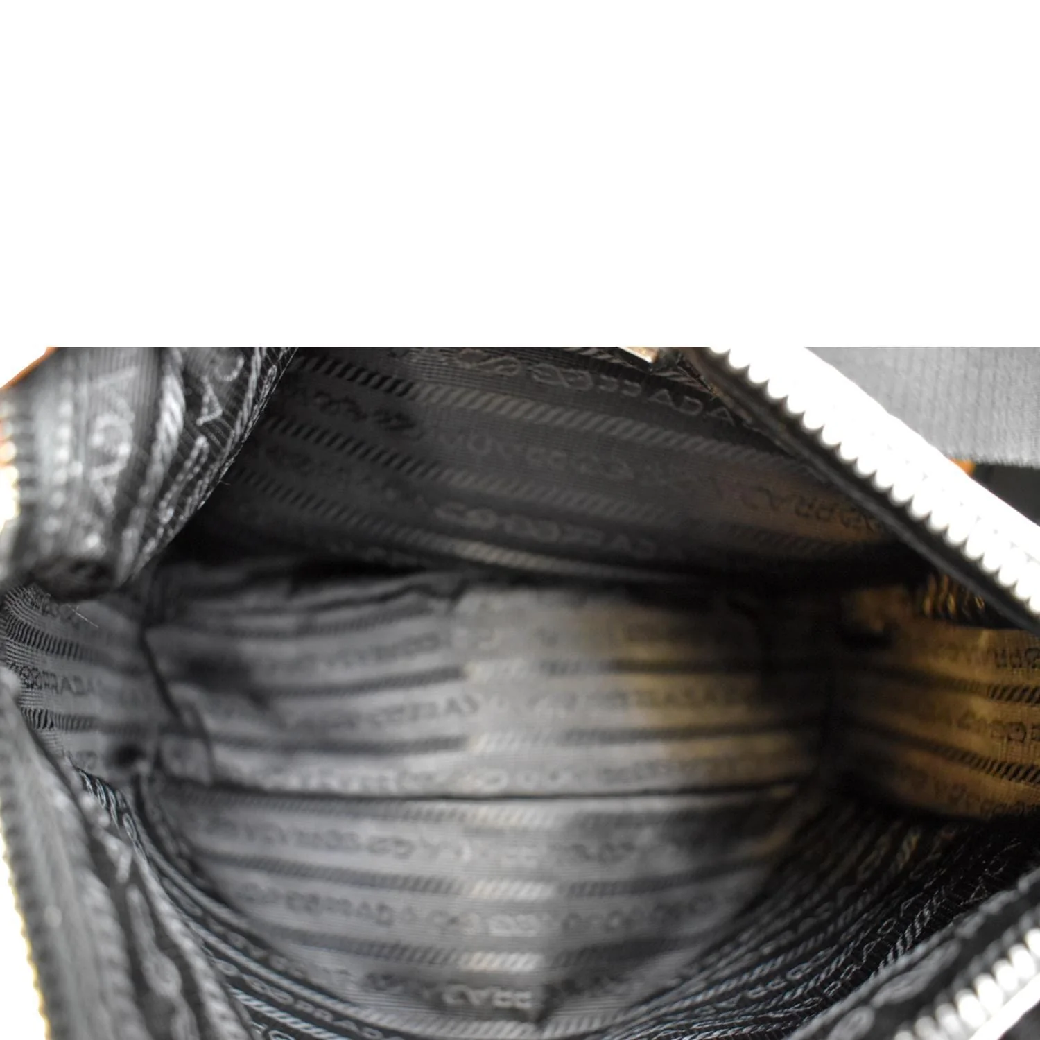 PRADA Re-Nylon Shoulder Bag White - Image 10