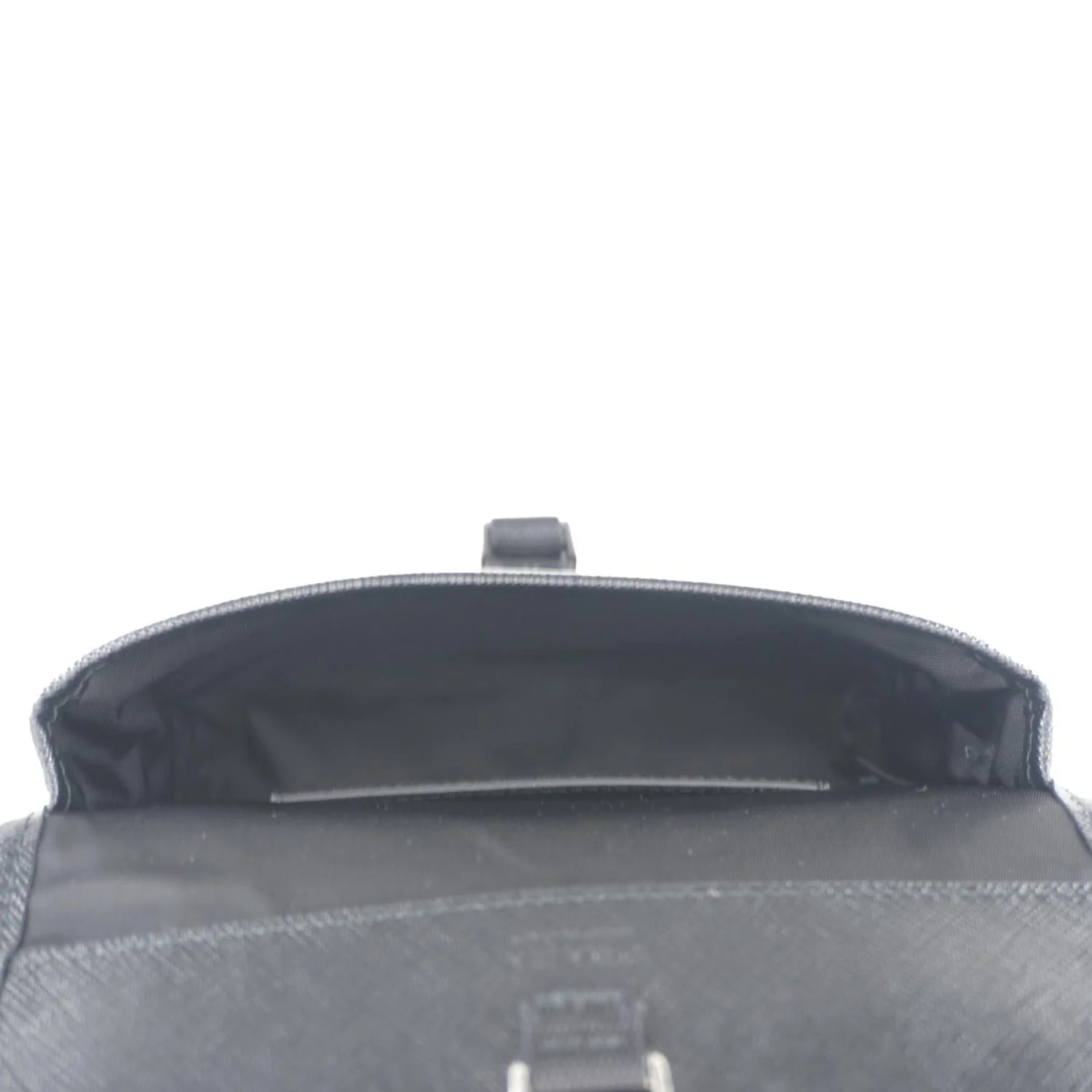 PRADA Re-Nylon Saffiano Smartphone Case Shoulder Bag Black - Image 13