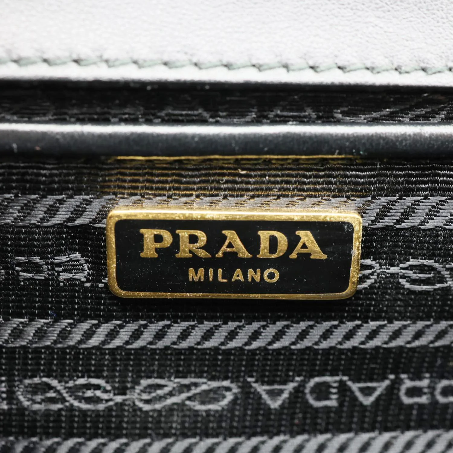 PRADA Chain Flap Saffiano Leather Crossbody Bag Red - Image 12