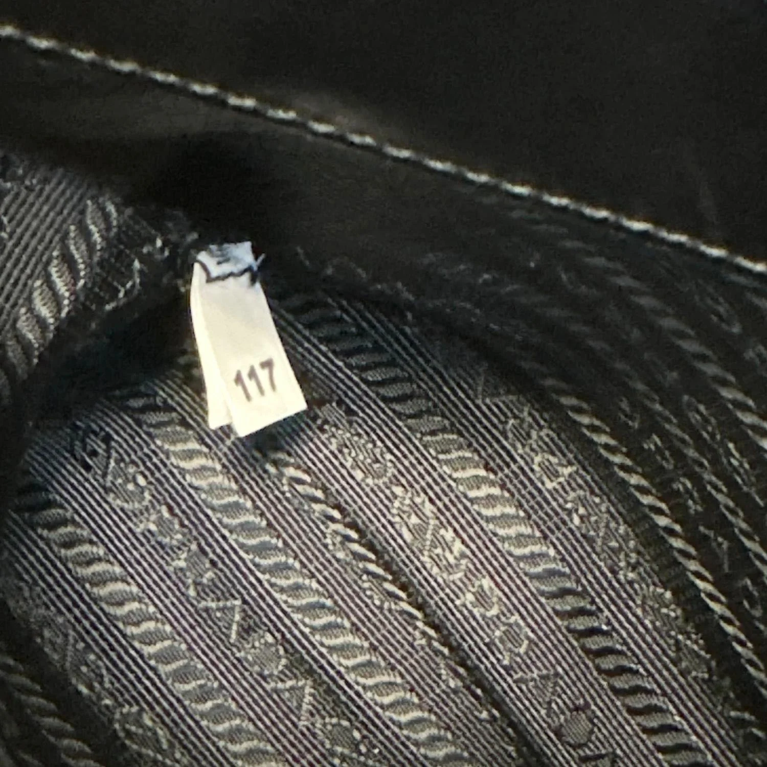 PRADA Paradigme Saffiano City Leather Tote Shoulder Bag Black - Image 11