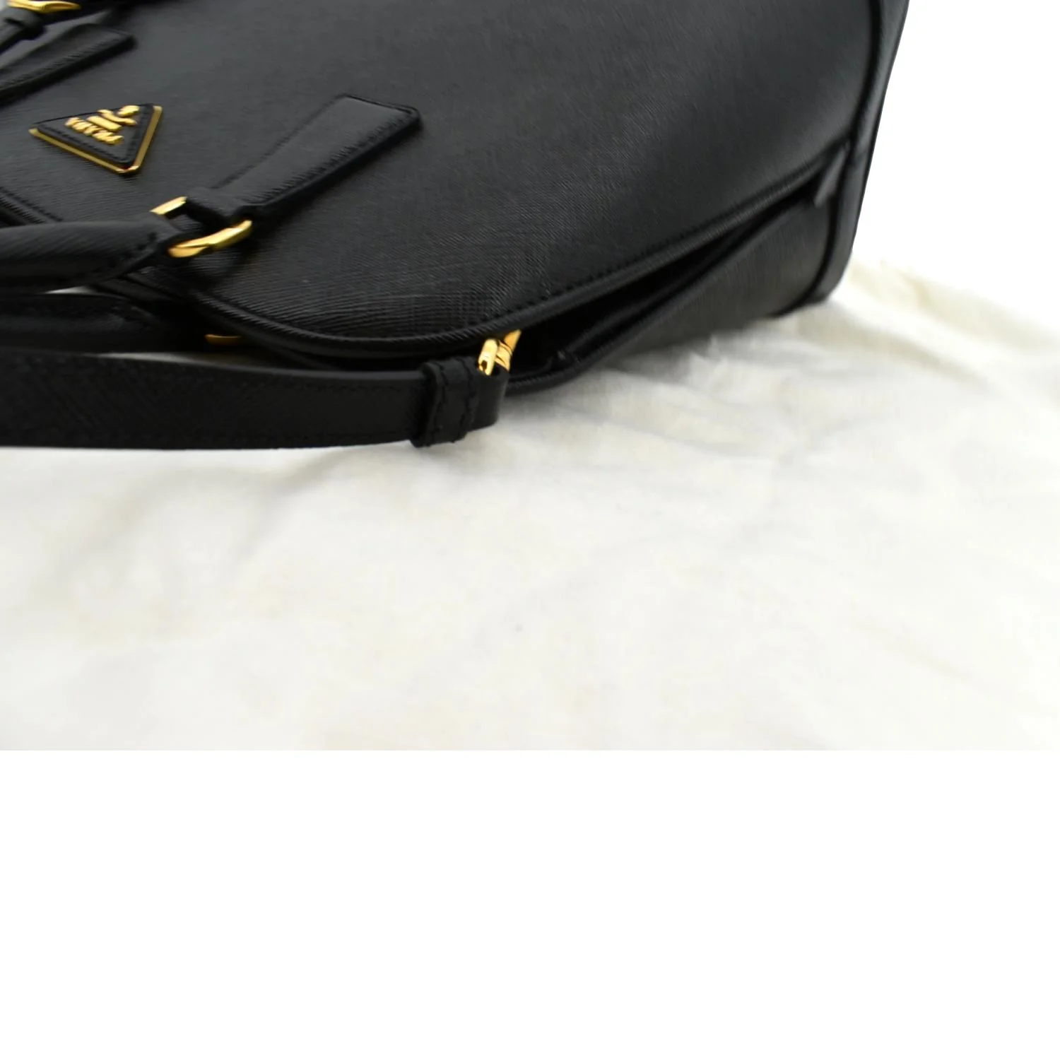 PRADA Lux Medium Promenade Saffiano Leather Shoulder Bag Black - New Year Deals - Image 6