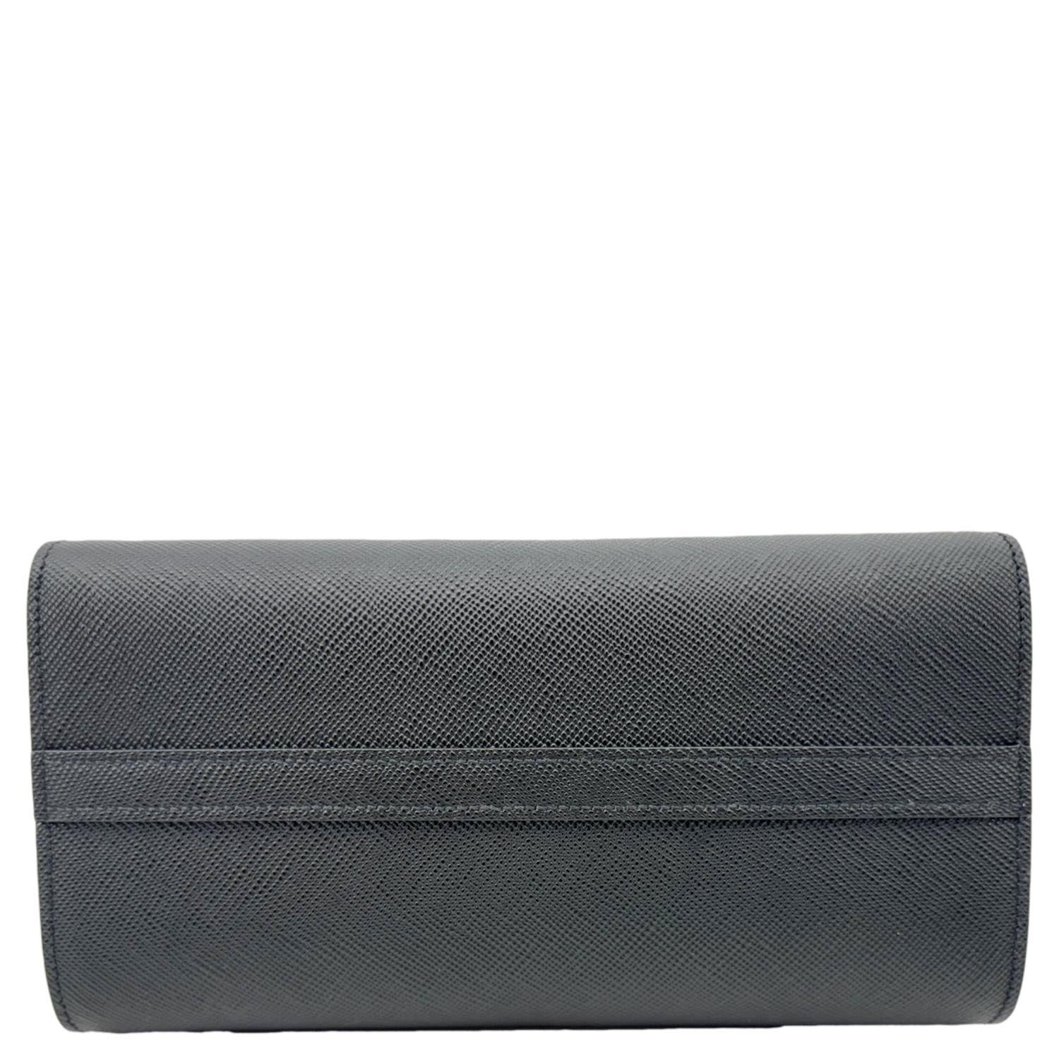 PRADA Monochrome Small Calfskin Saffiano Leather Top Handle Tote Black - Image 11