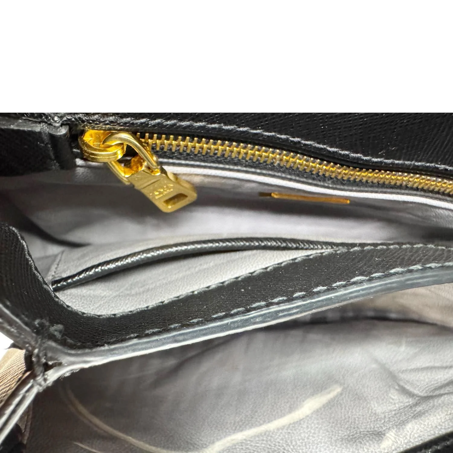 PRADA Sound Mini Saffiano Leather Crossbody Bag Black - Image 13