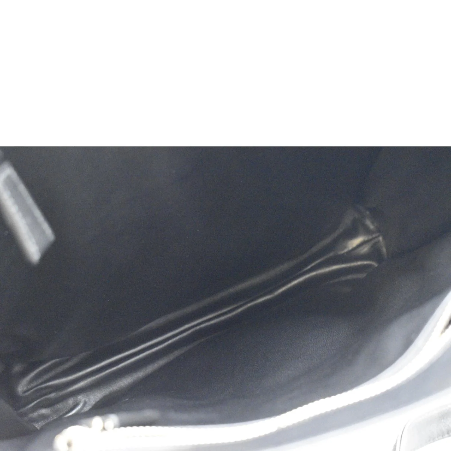 PRADA Small Antique Nappa Leather Tote Black - Image 11