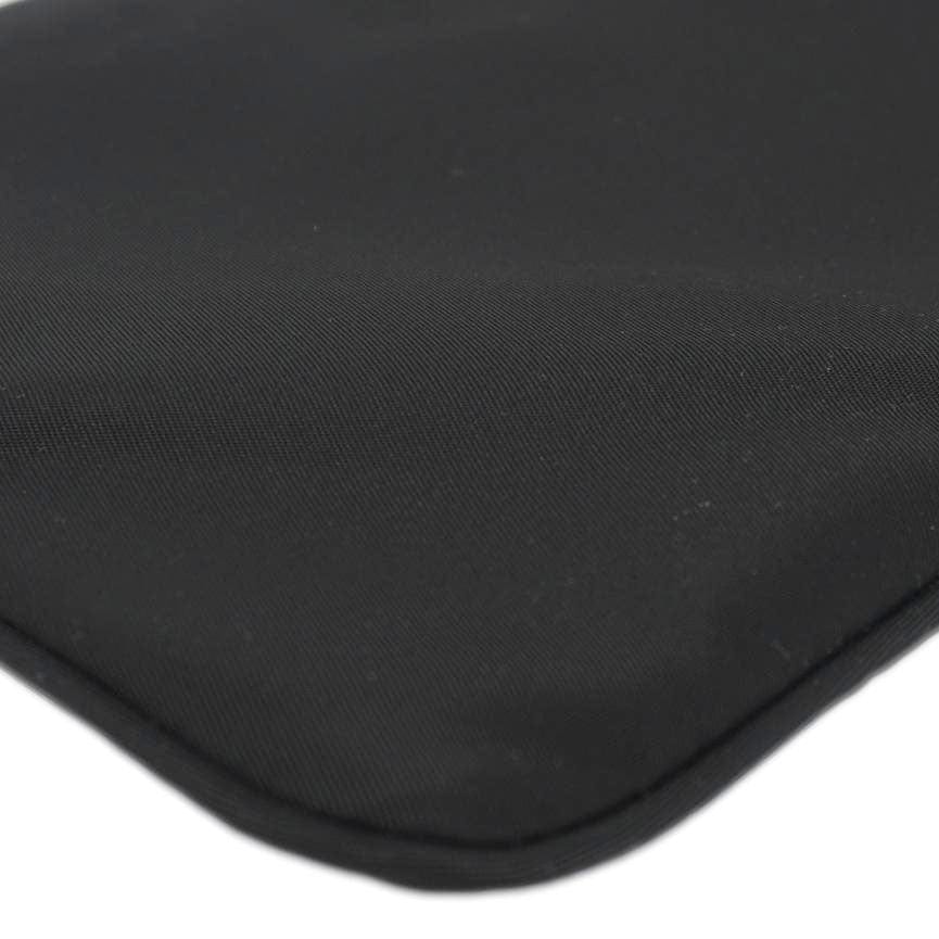PRADA Tessuto Nylon Pochette Hobo Bag Black - Image 8