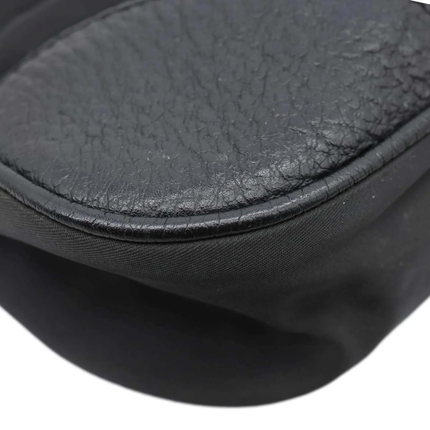 PRADA Tessuto Nylon Shoulder Bag Black - Image 8