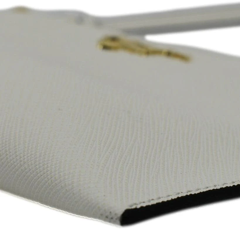 PRADA Vitello Phenix Mini Saffiano Leather Shoulder Bag White - Image 8