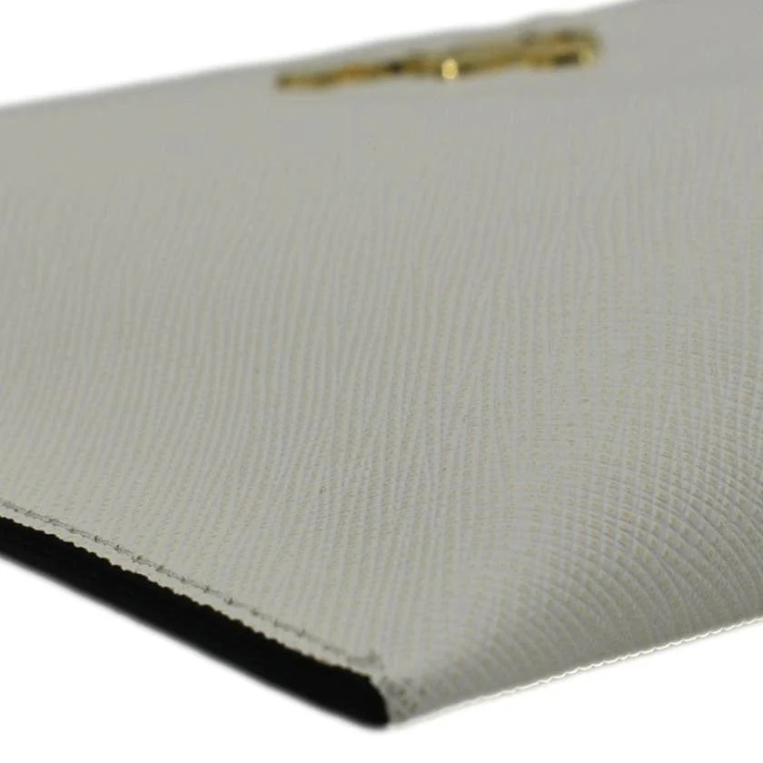 PRADA Vitello Phenix Mini Saffiano Leather Shoulder Bag White - Image 9
