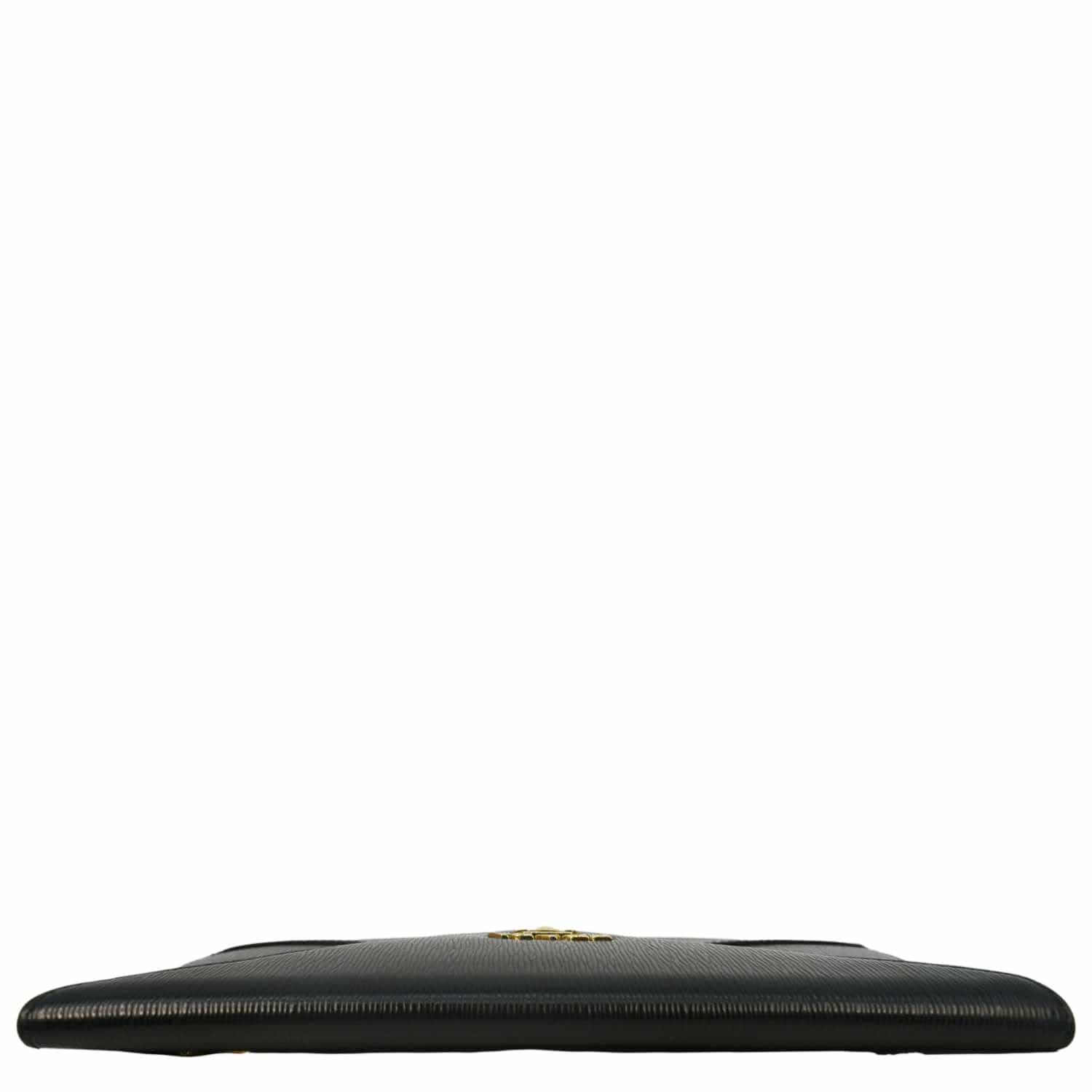 PRADA Vitello Move Envelope Leather Wallet Black - Image 3
