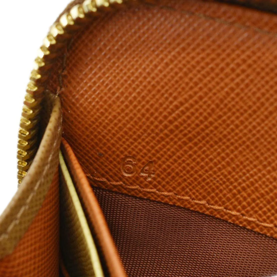 PRADA Zip Around Saffiano Leather Wallet Light Brown - Image 11