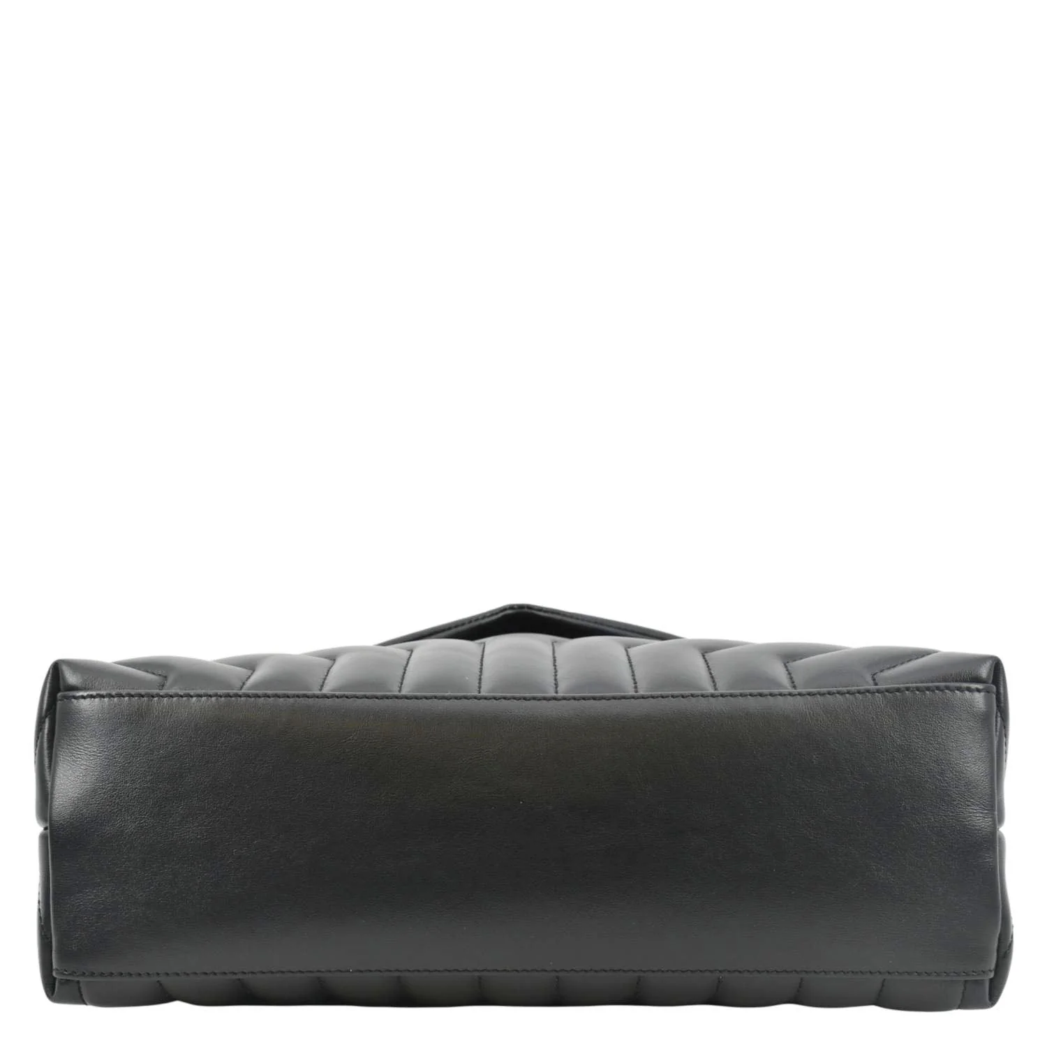 YVES SAINT LAURENT Loulou Medium Quilted Leather Crossbody Bag Black - Image 9