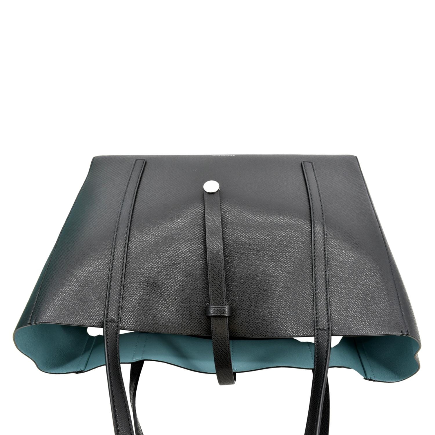 TIFFANY & CO Leather Tote Bag Black - Image 4