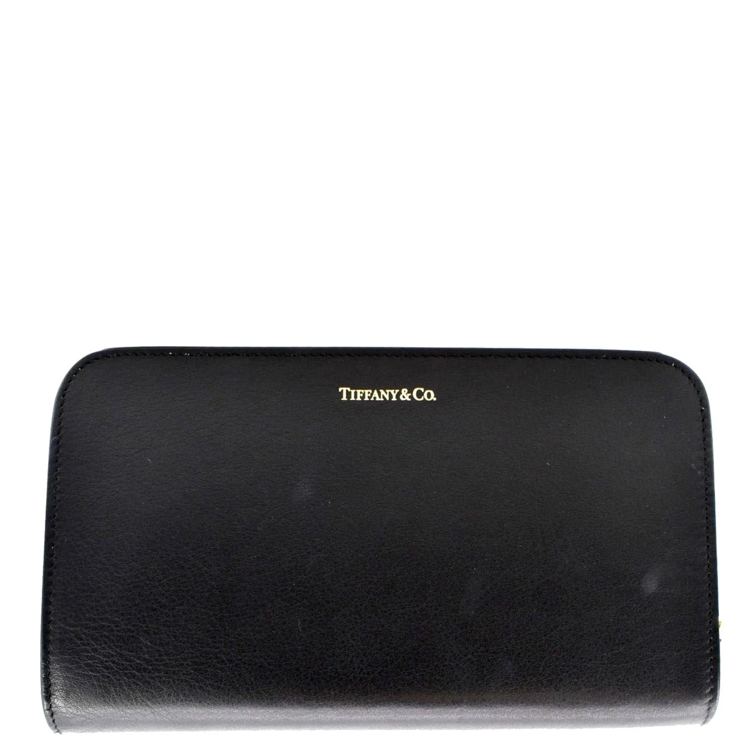 TIFFANY & CO Leather Zip Around Wallet Black - Image 2