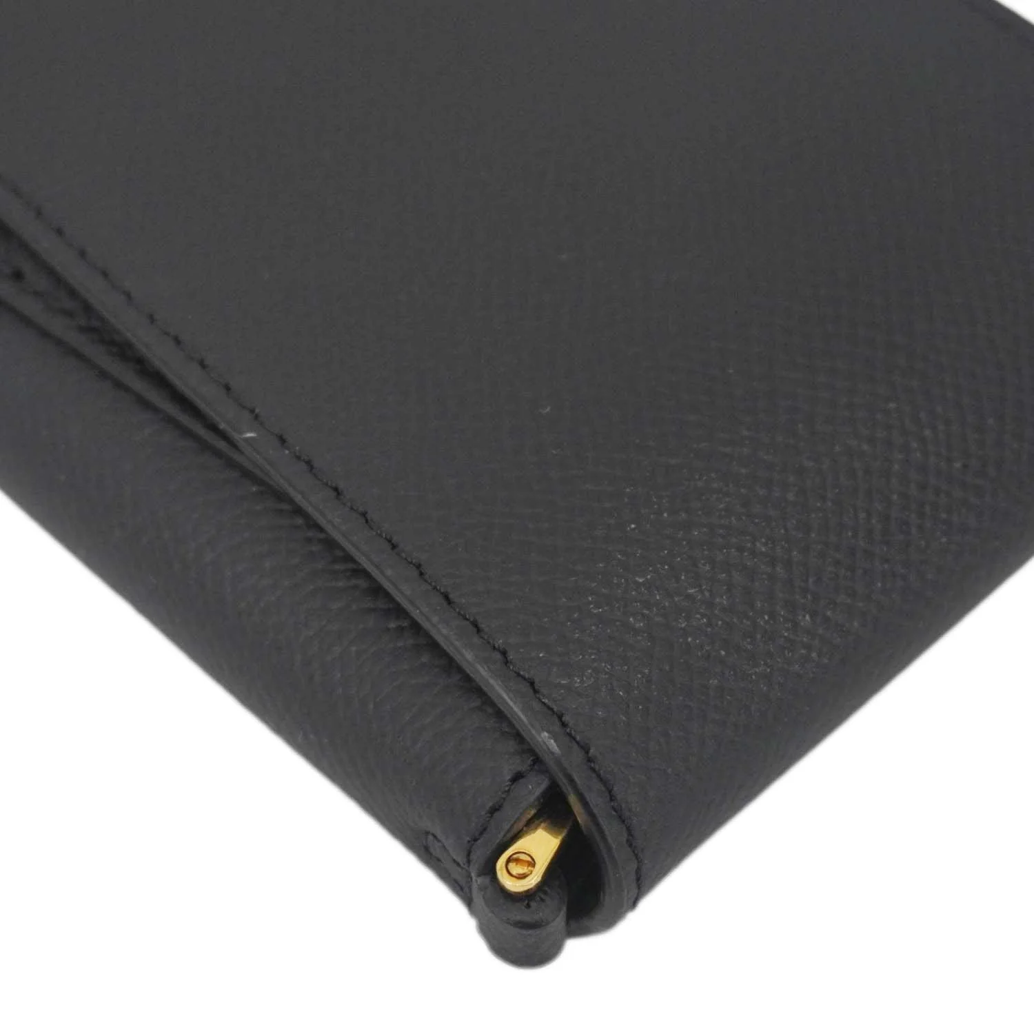 TOM FORD Leather Crossbody Phone Case Black - Image 7