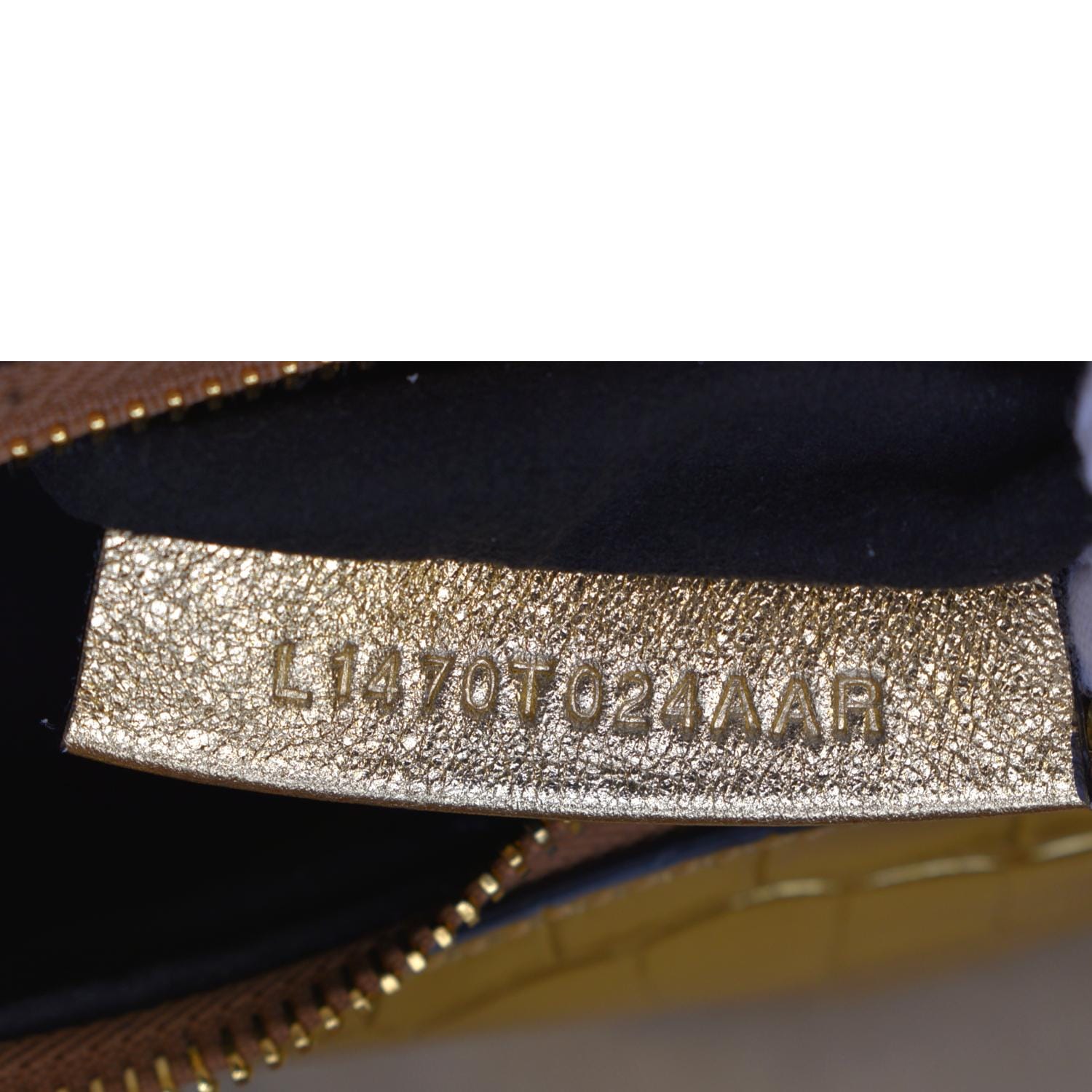 TOM FORD Bianca Mini Metallic Stamped Crocodile Leather Shoulder Bag Gold - Image 13
