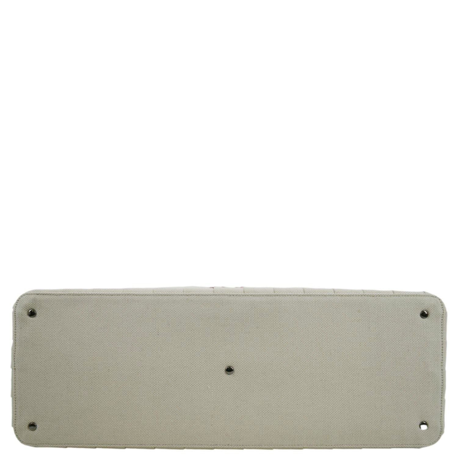 VALENTINO GARAVANI Atelier 05 Canvas Tote Bag Beige - Image 10
