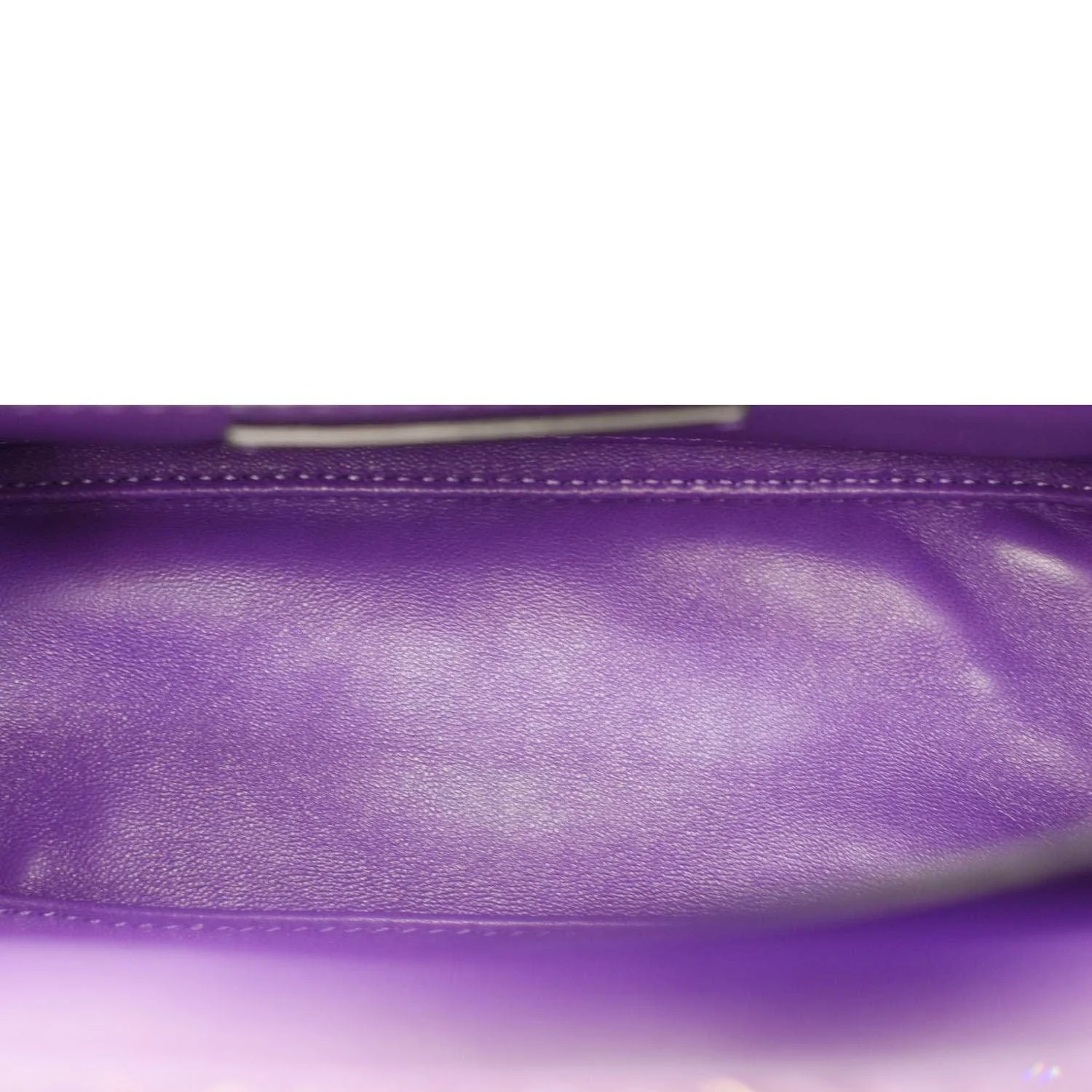 VALENTINO Atelier Stud Medium Crystal Embellished Suede Crossbody Bag Purple - Image 13