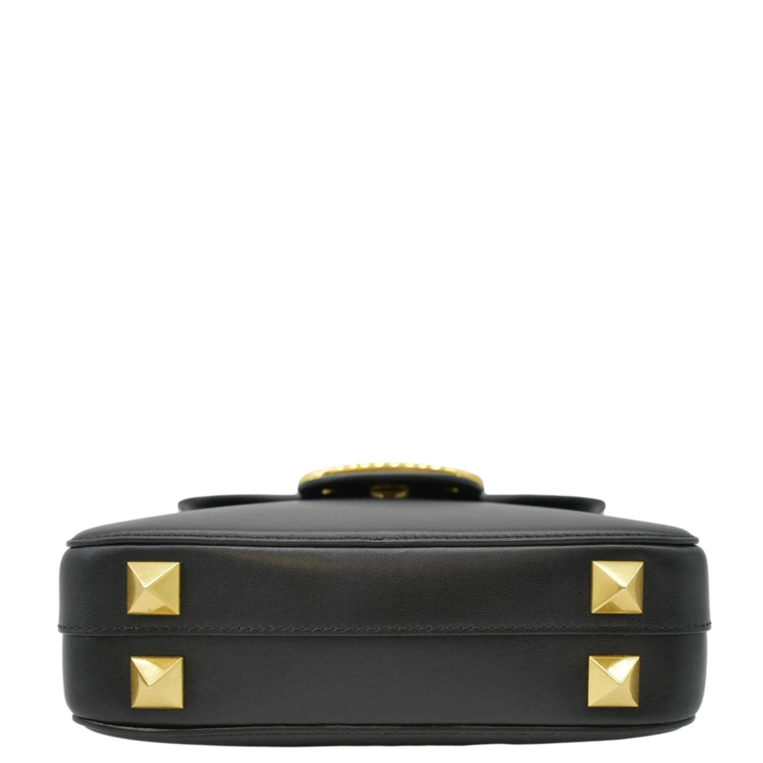 VALENTINO Garavani V Logo Leather Crossbody Bag Black - Image 10