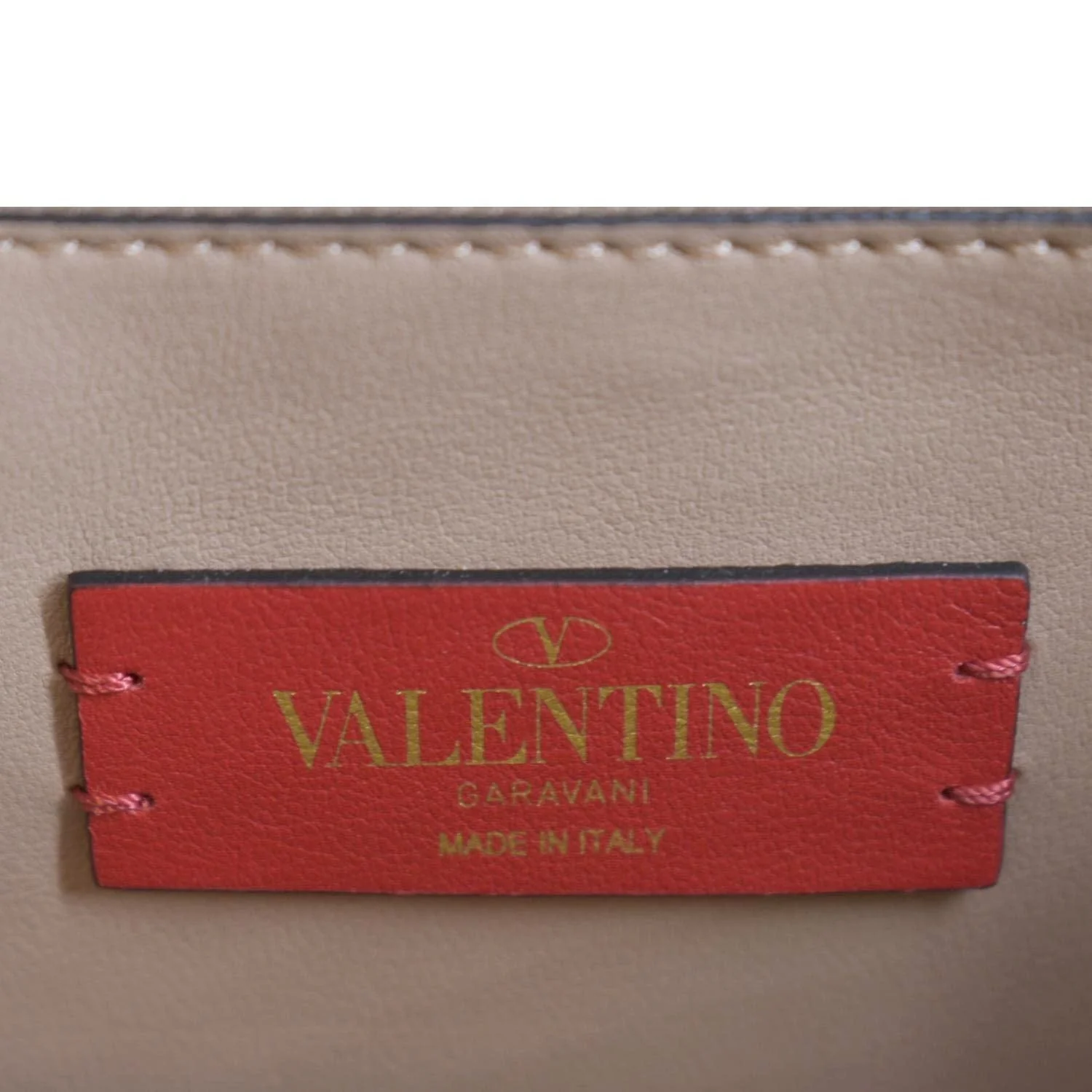 VALENTINO Garavani Rockstud Leather Crossbody Bag Dusty Pink - Image 12