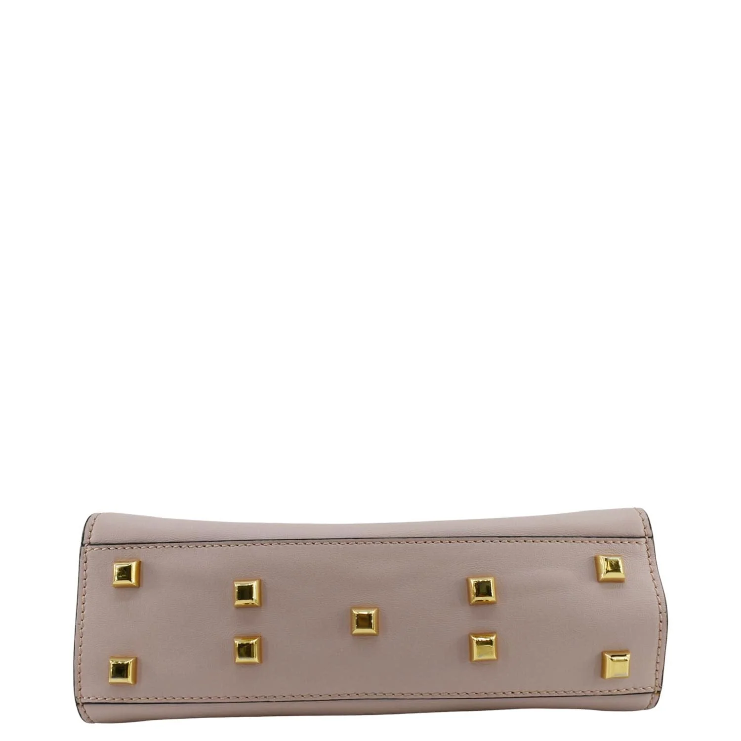 VALENTINO My Rockstud Frame Small Vitello Leather Shoulder Bag Light Pink - Image 10