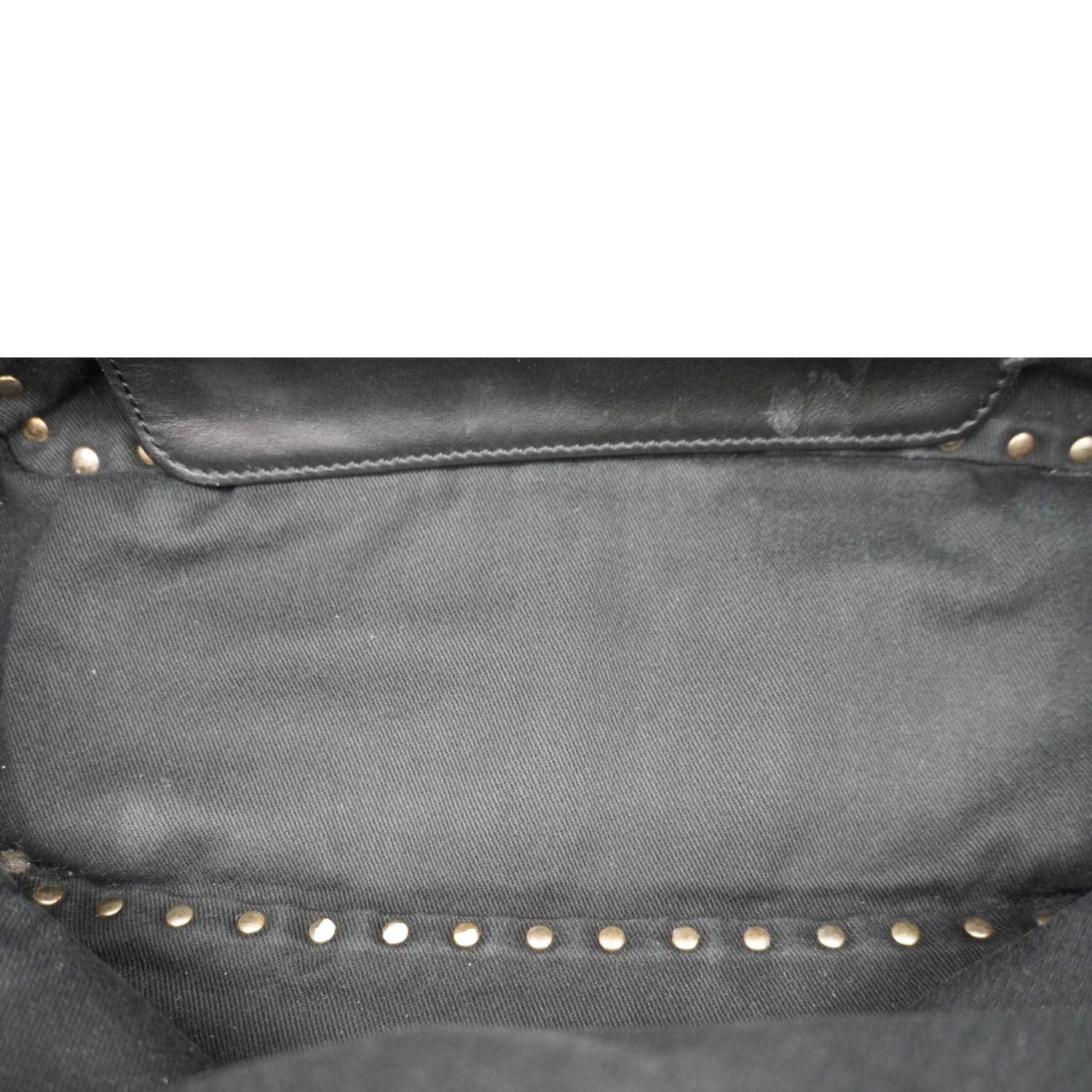 VALENTINO Garavani Rockstud Leather Tote Bag Black - Image 13