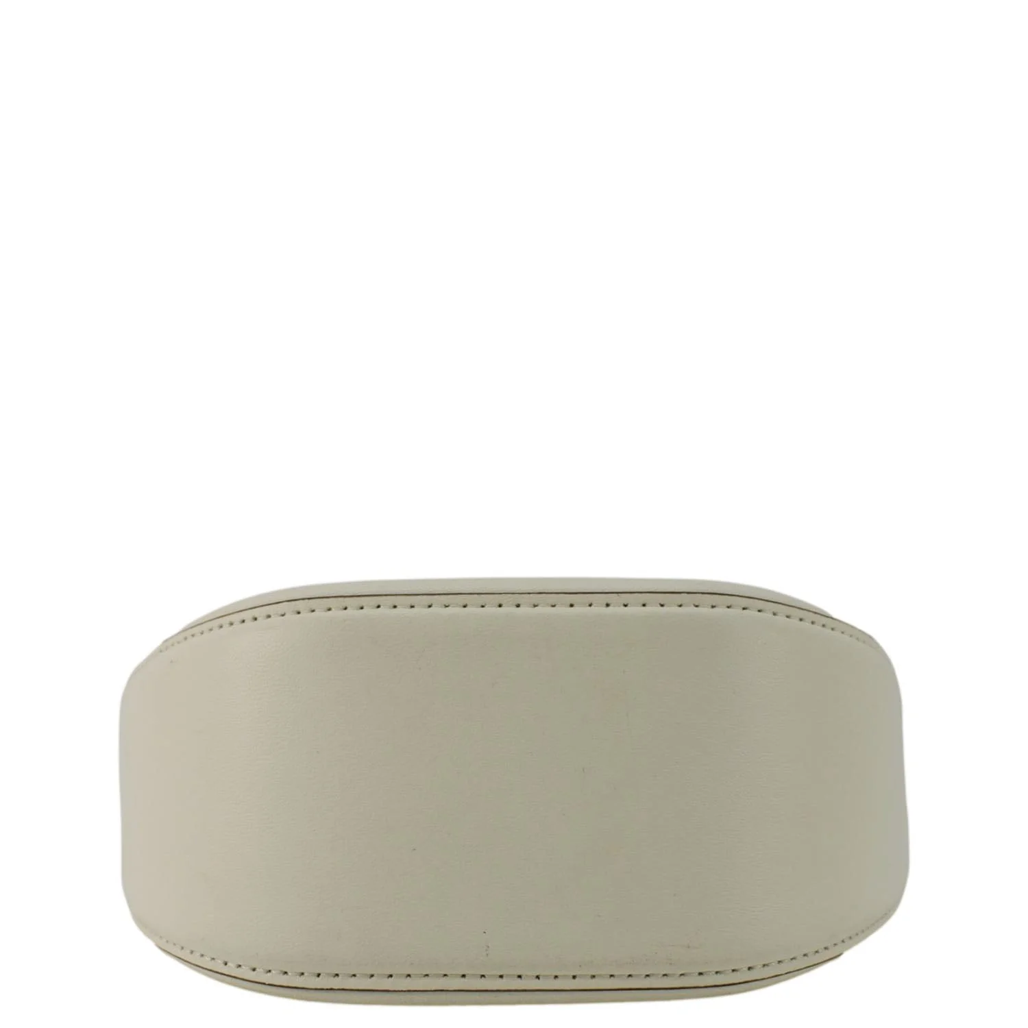 VALENTINO VLogo Moon Mini Nappa Leather Hobo Bag White - Image 10