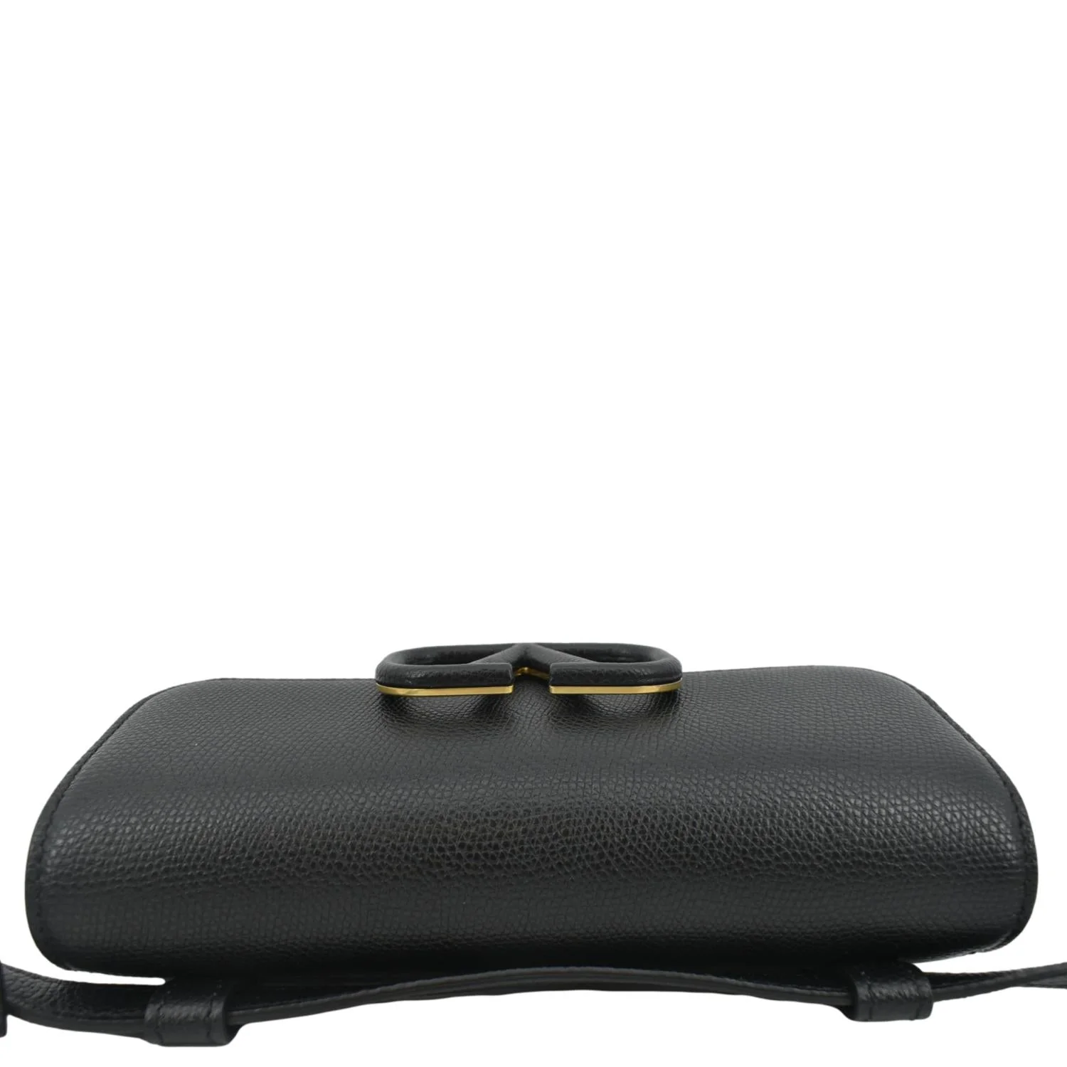 VALENTINO VSling Leather Crossbody Belt Bag Black - Image 5