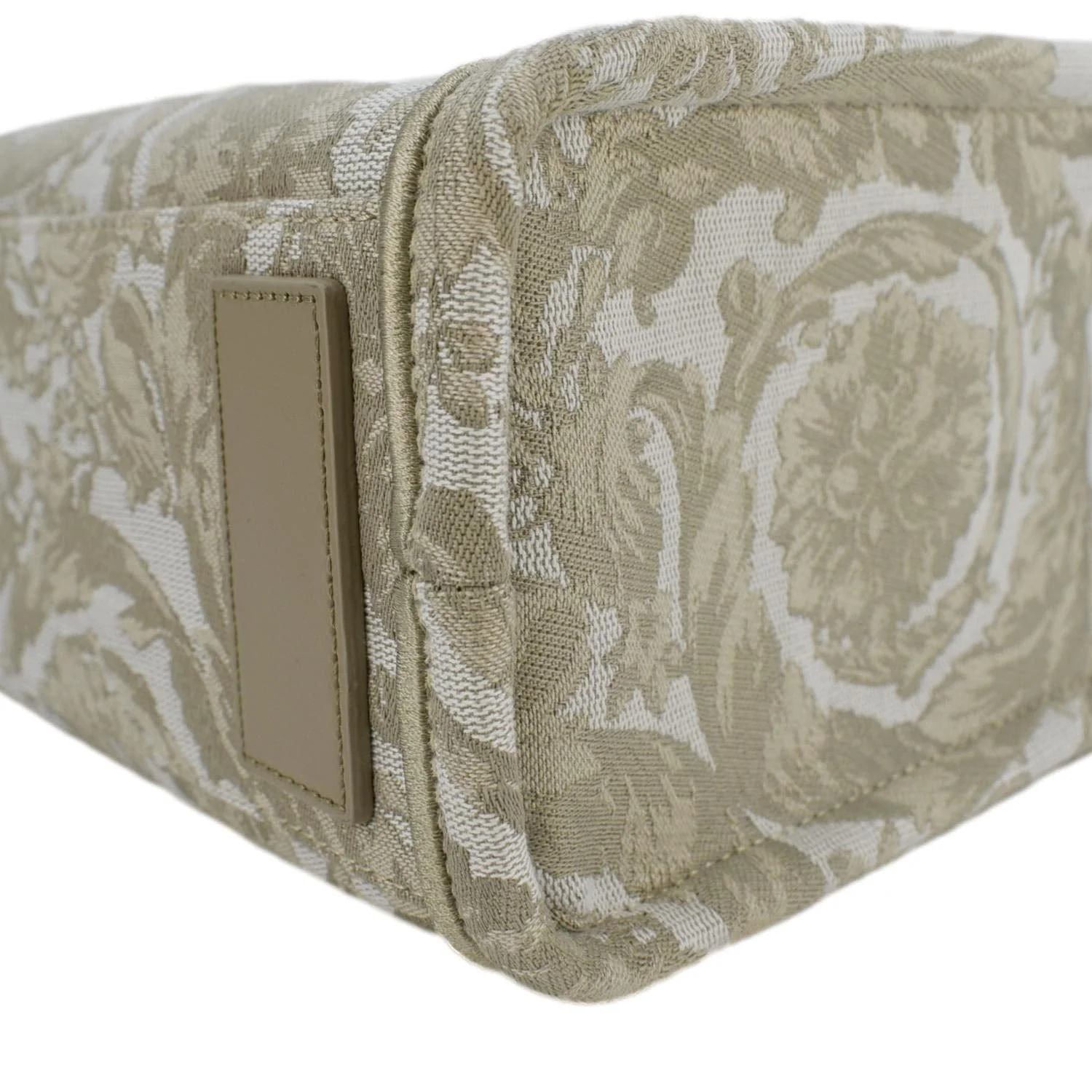 VERSACE Athena Barocco Canvas Tote Bag Beige - Image 8