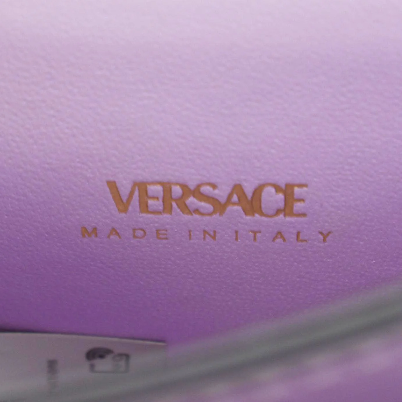 VERSACE La Medusa Small Leather Shoulder Bag Pink - Image 13