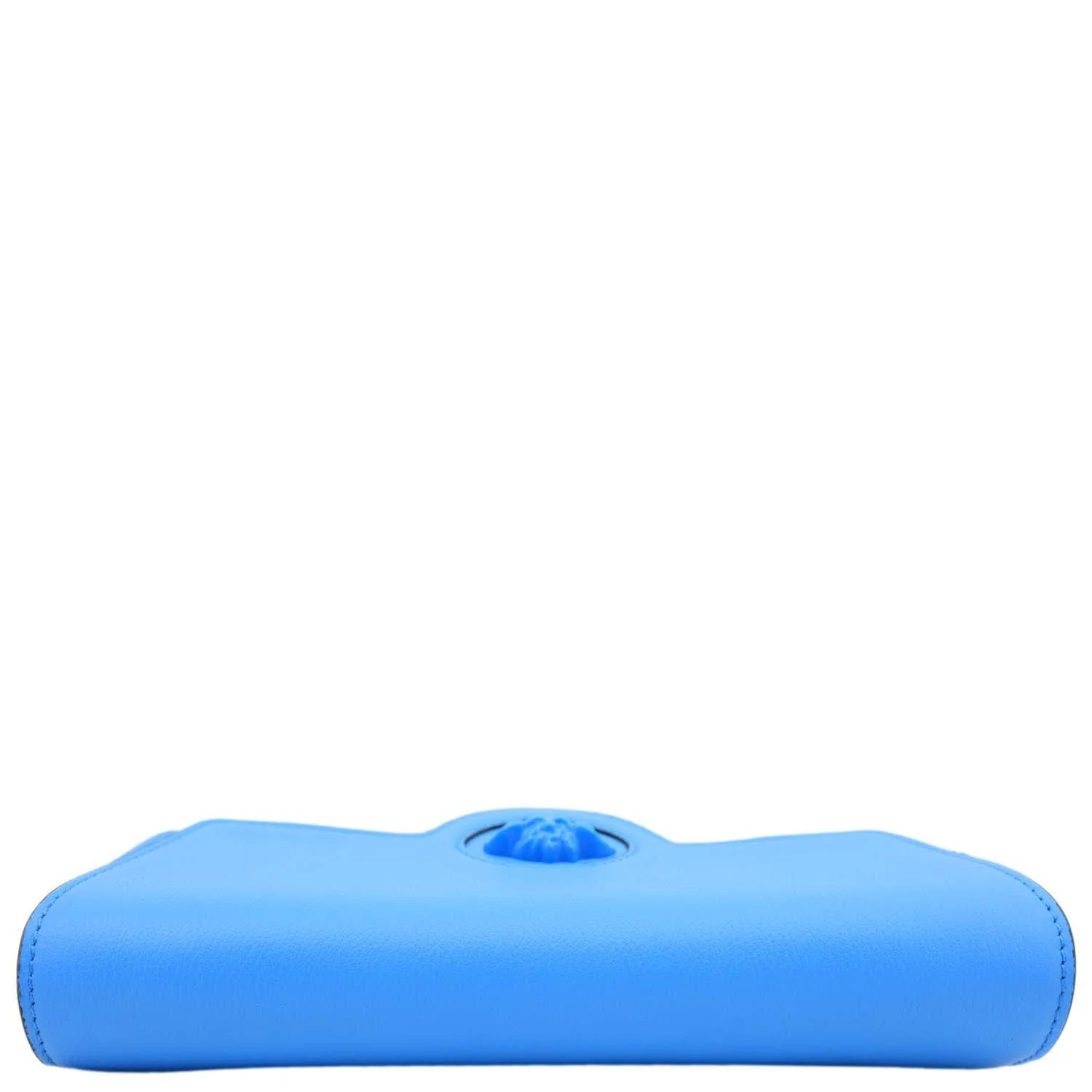 VERSACE La Medusa Tonal Leather Crossbody Bag Blue - Image 3