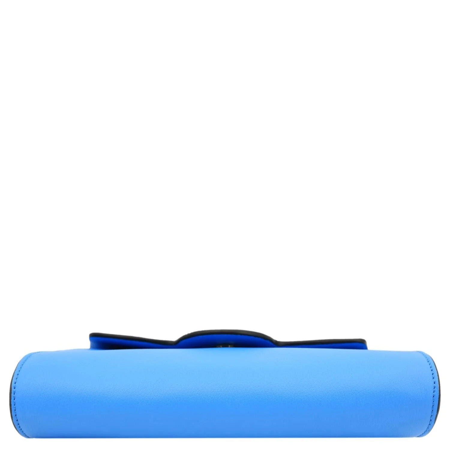VERSACE La Medusa Tonal Leather Crossbody Bag Blue - Image 8