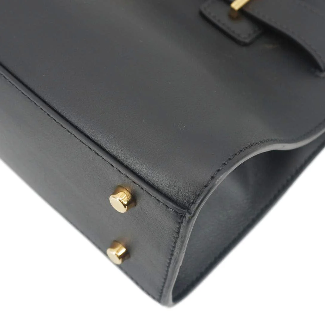Versace Medusa '95 Smooth Leather Tote Bag Black - Image 8