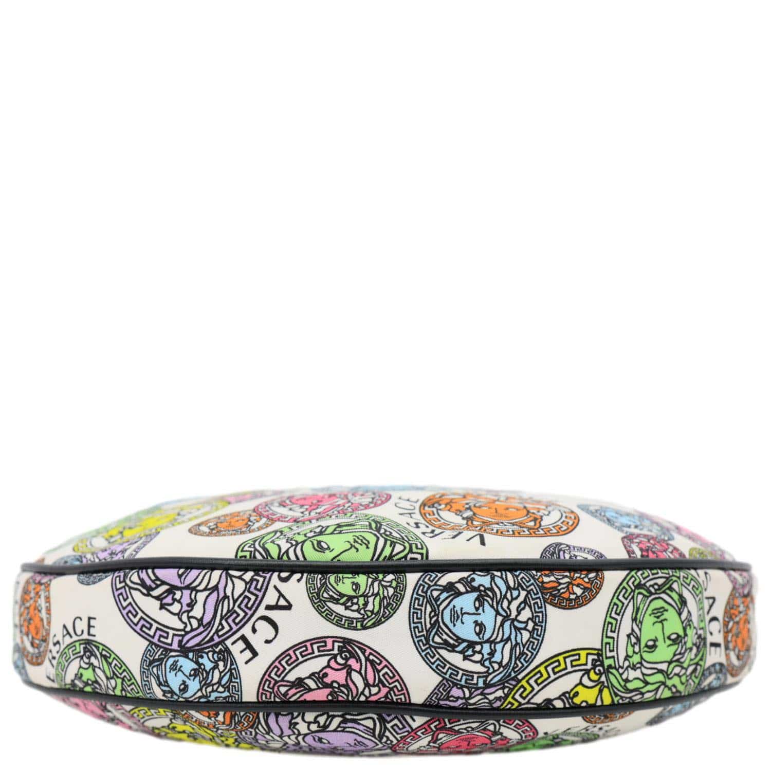 VERSACE Nylon Medusa Amplified Print Hobo Bag Multicolor - Image 9