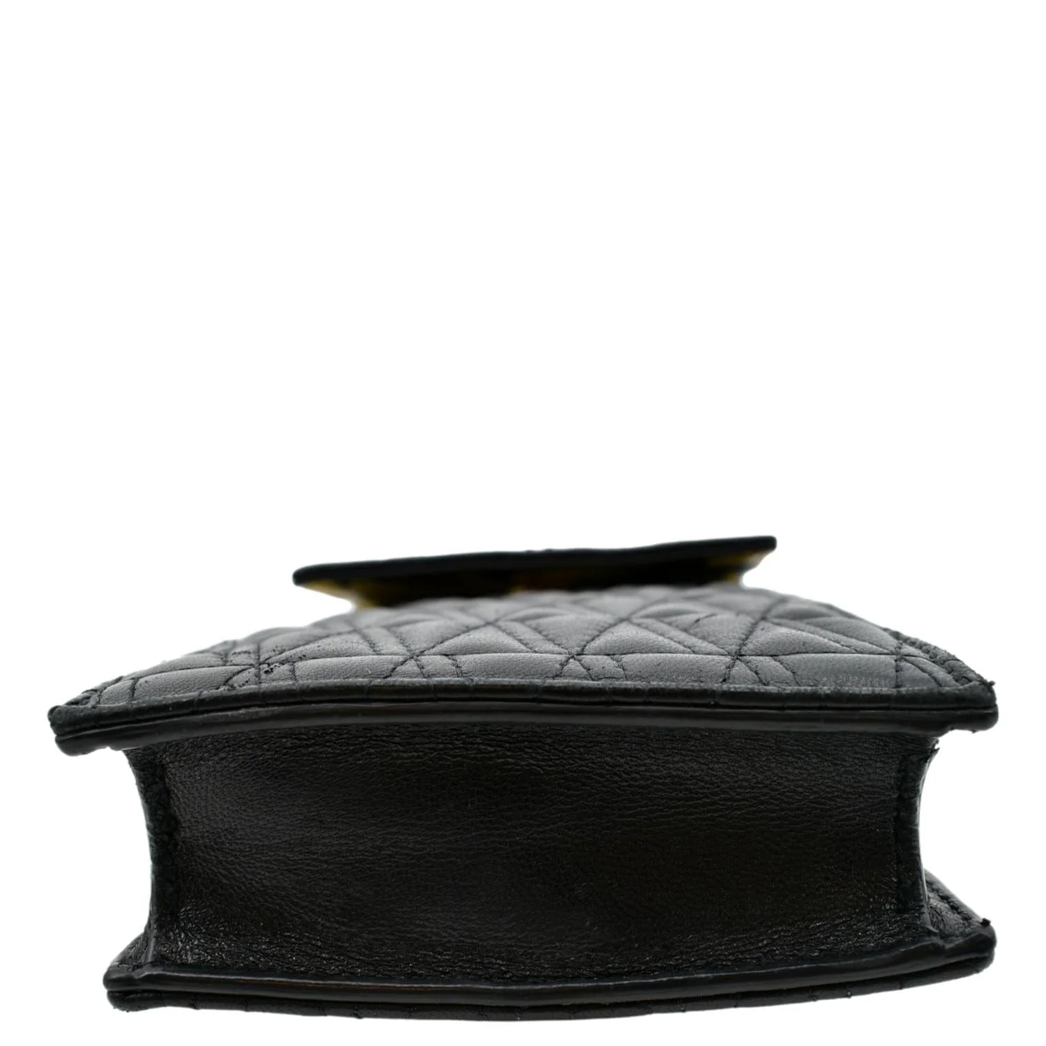 VERSACE Virtus Leather Crossbody Phone Pouch Black - Image 10