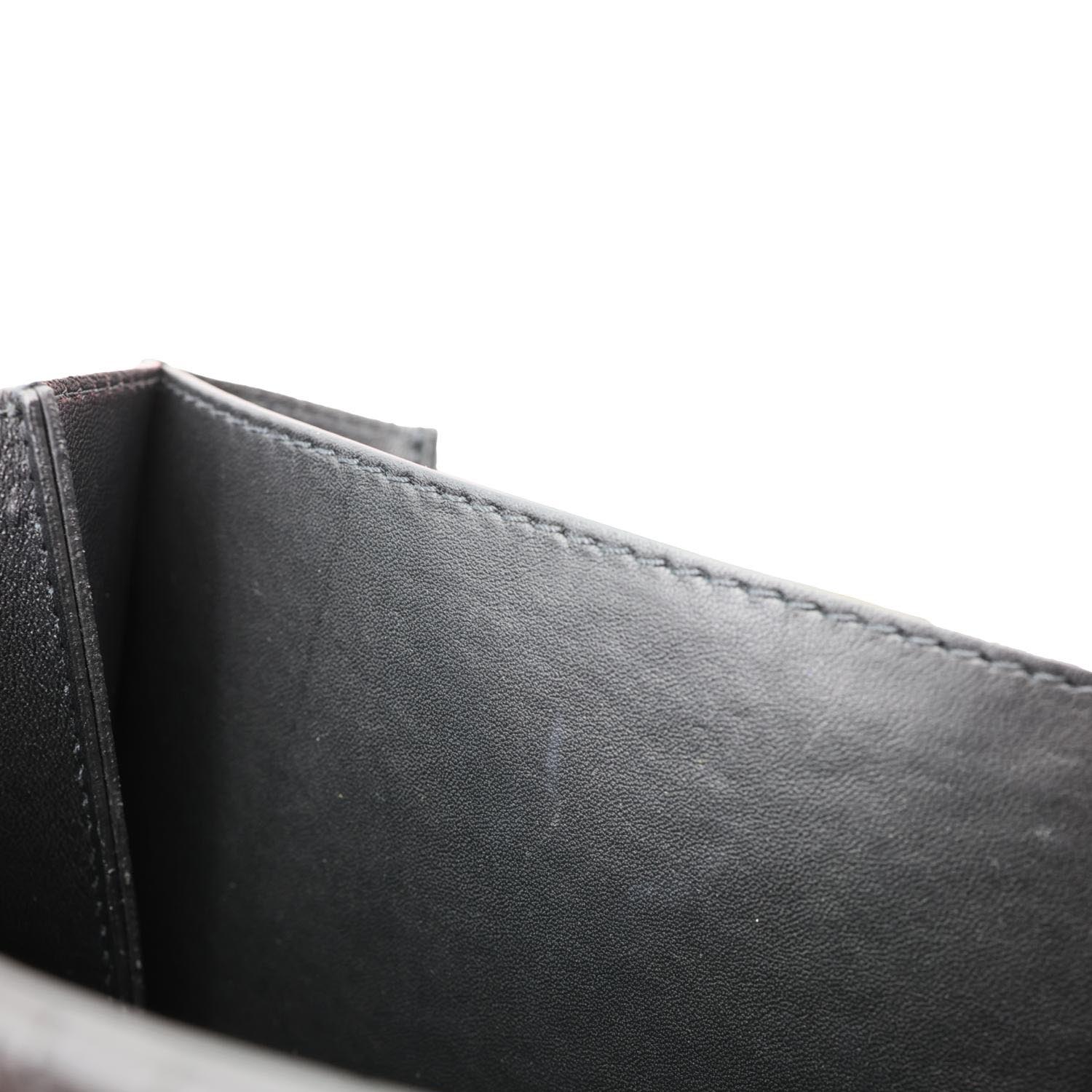 VERSACE Virtus Leather Top Handle Shoulder Bag Black - Image 12