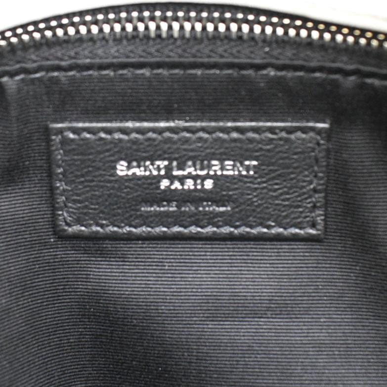 YVES SAINT LAURENT Loulou Puffer Quilted Leather Shoulder Bag Light Grey - Image 11
