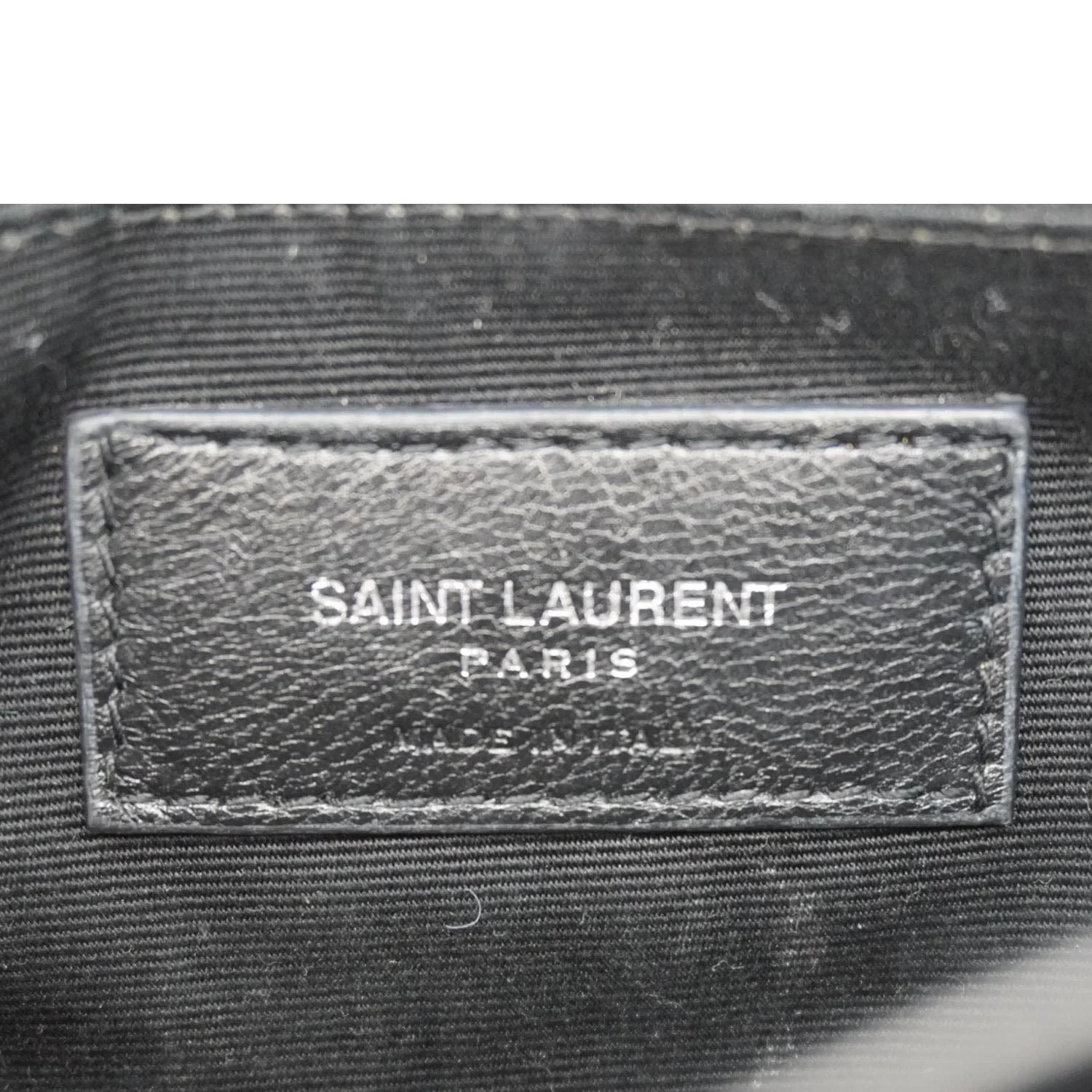 YVES SAINT LAURENT Loulou Toy Calfskin Leather Crossbody Bag Black - Image 15