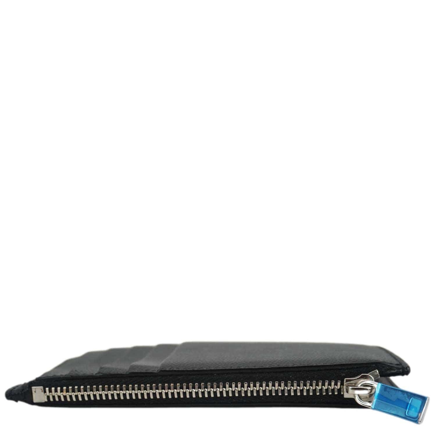 YVES SAINT LAURENT Leather Coin Card holder Black - Image 4