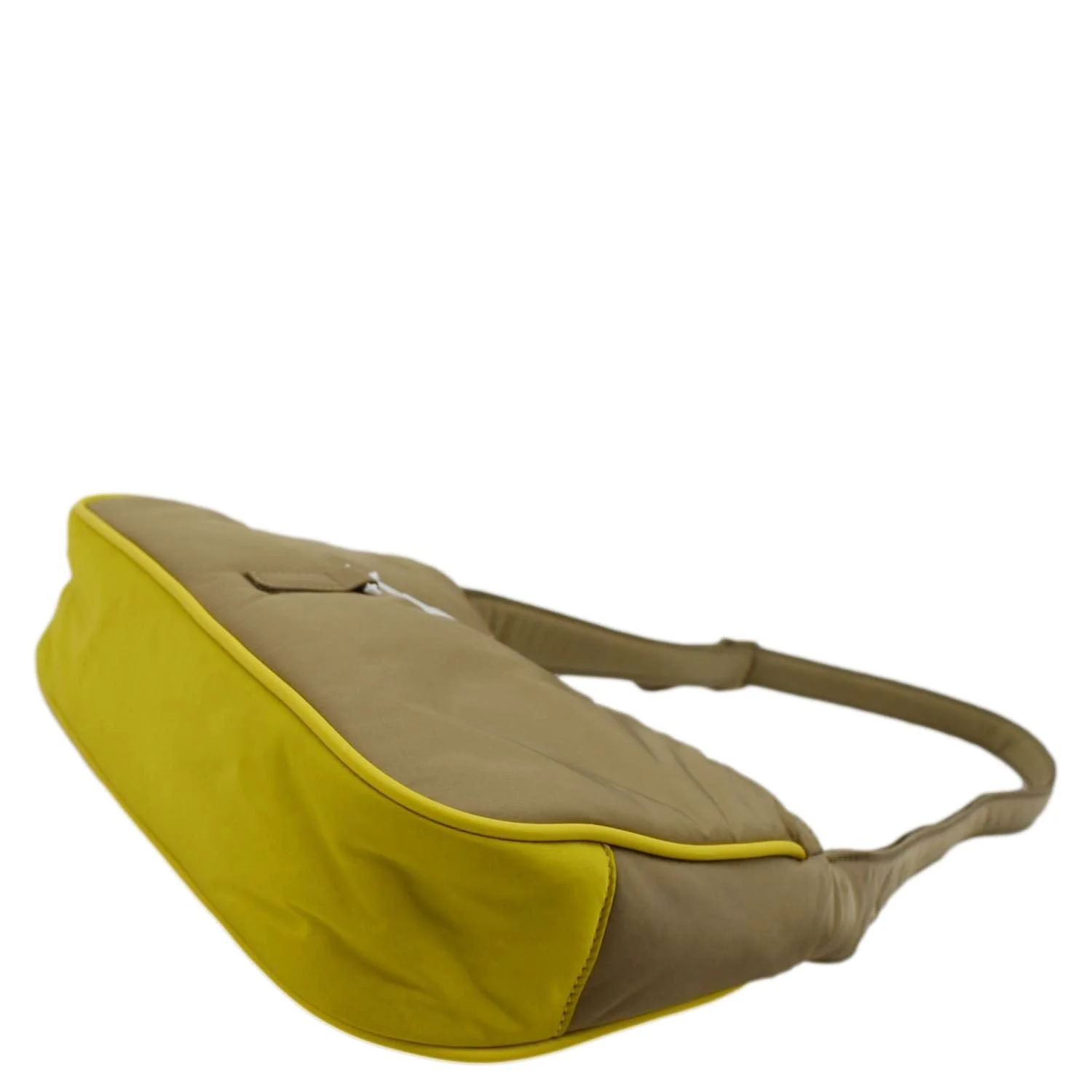 YVES SAINT LAURENT Le 5 A 7 Re-Nylon Crossbody Bag Yellow - Image 8