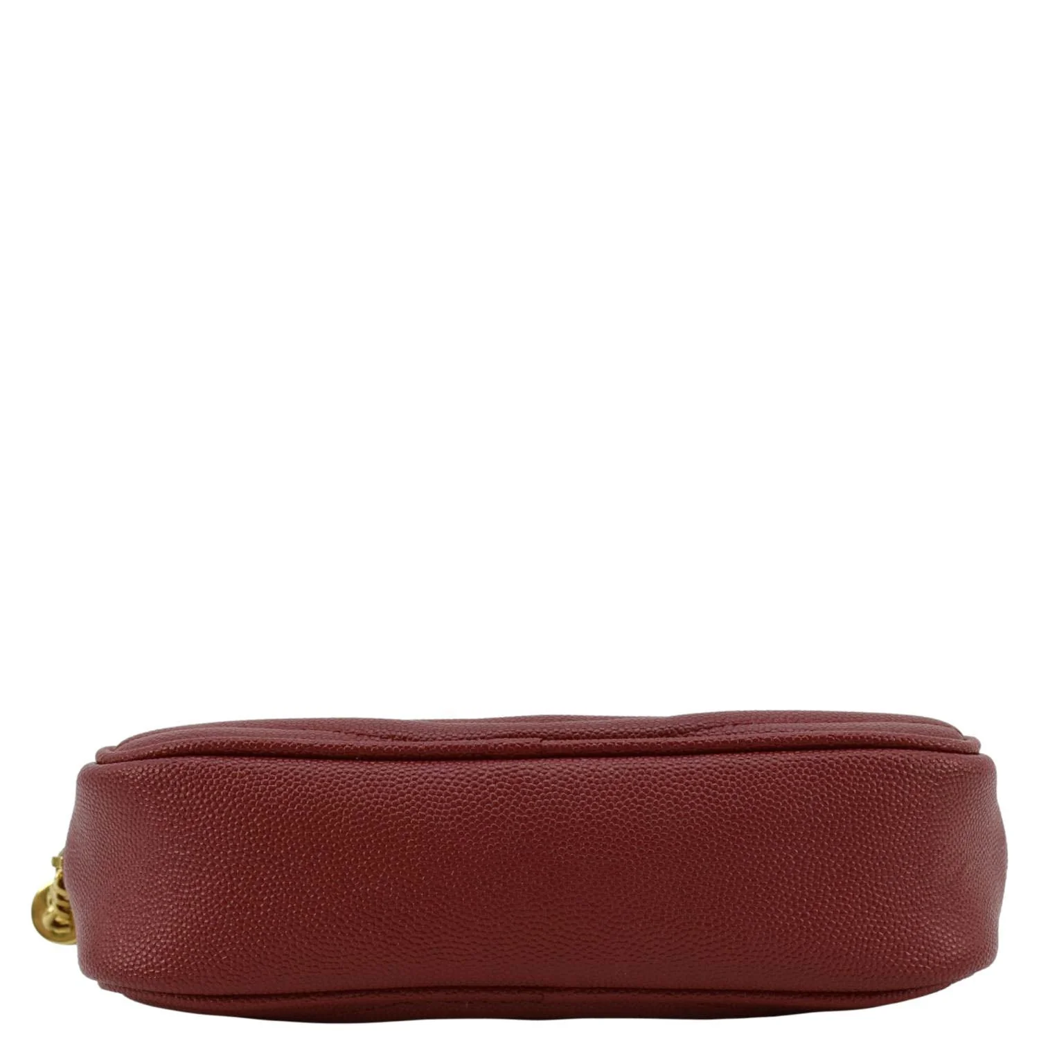 YVES SAINT LAURENT Lou Quilted Leather Camera Crossbody Bag Red - Image 10
