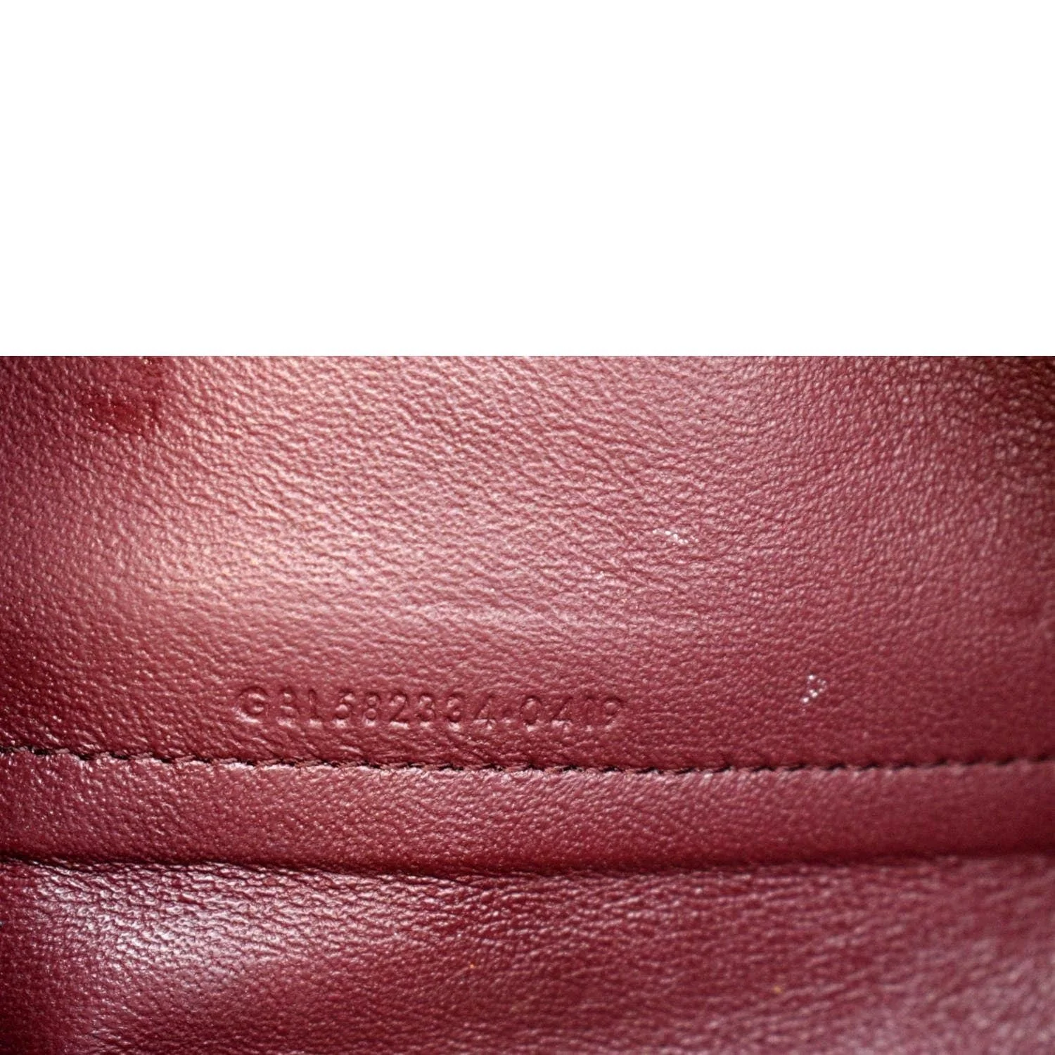 YVES SAINT LAURENT Cassandra Grain De Poudre Embossed Flap Crossbody Bag White - Image 12