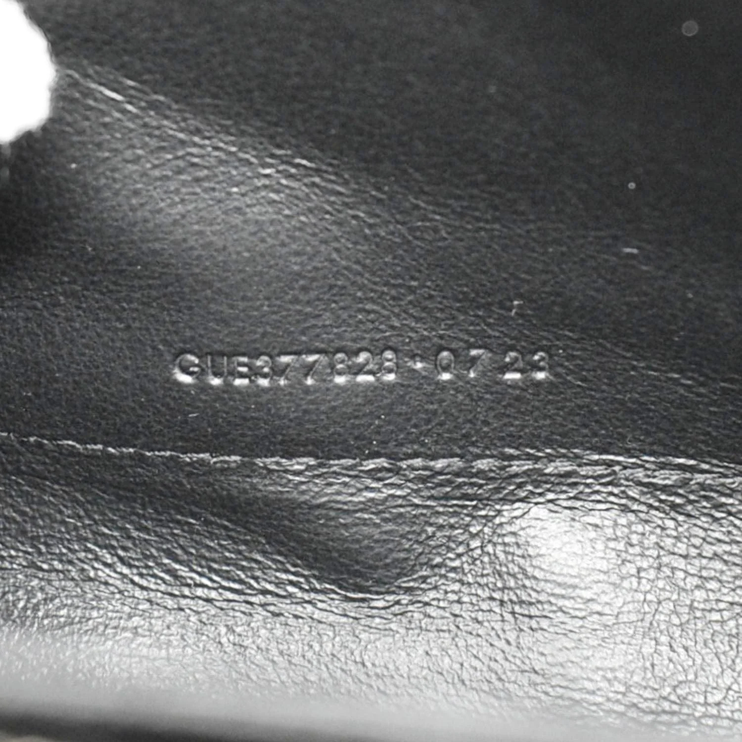YVES SAINT LAURENT Cassandre Chain Wallet Leather Crossbody Bag Black - Image 13