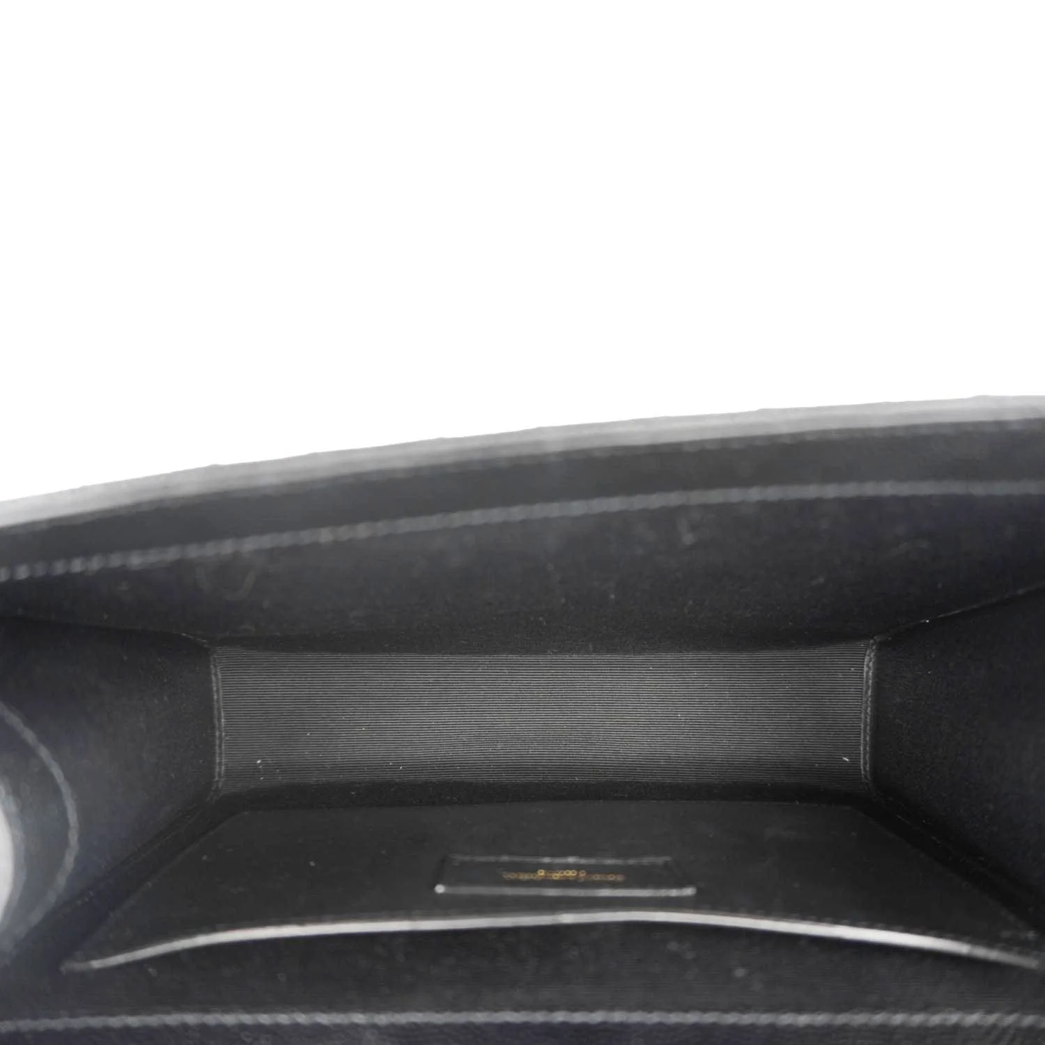 YVES SAINT LAURENT Envelope Medium Grain De Poudre Leather Shoulder Bag Black - Image 11