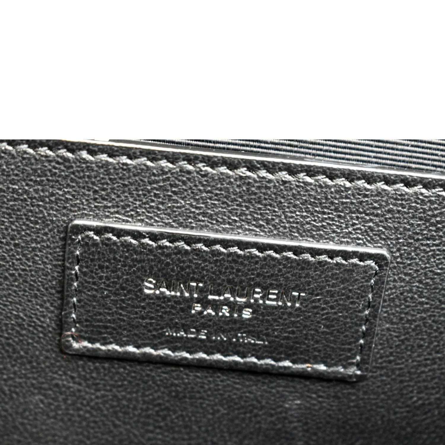 YVES SAINT LAURENT Medium Envelope Leather Chain Shoulder Bag Black - Image 12